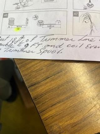 Husqvarna 122L Gas String Trimmer, 22-cc, 2-Cycle, 17-Inch Straight-Shaft Gas Weed Eater with Lightweight Design and T25 Trimmer Head - Customer Photo 1