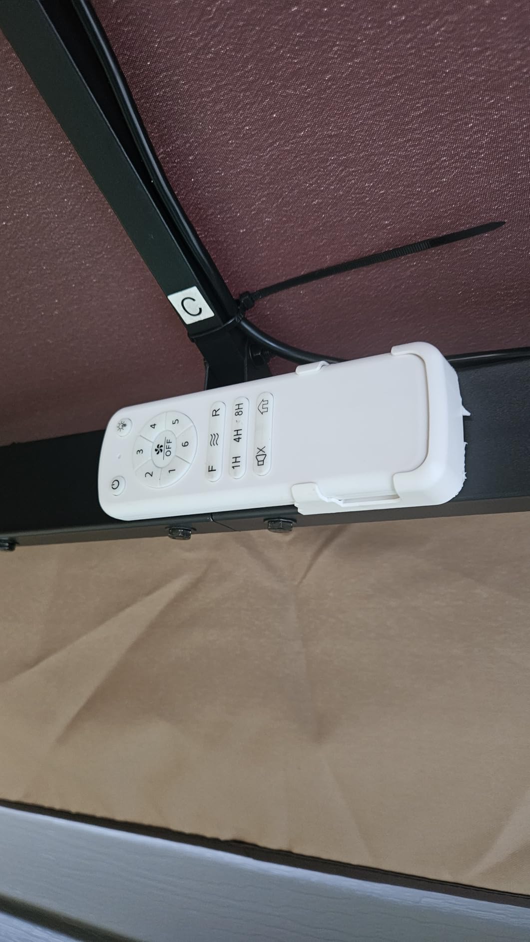 Fanbulous 42 Inch Waterproof Outdoor Ceiling Fan with Lights and Remote,IP65 Hanging Gazebo Fan with 3CCT 6-Speed DC Motor,Black Wet Rated Plug in Ceiling Fan with Cord for Patios Porch Pergola - Customer Photo 2