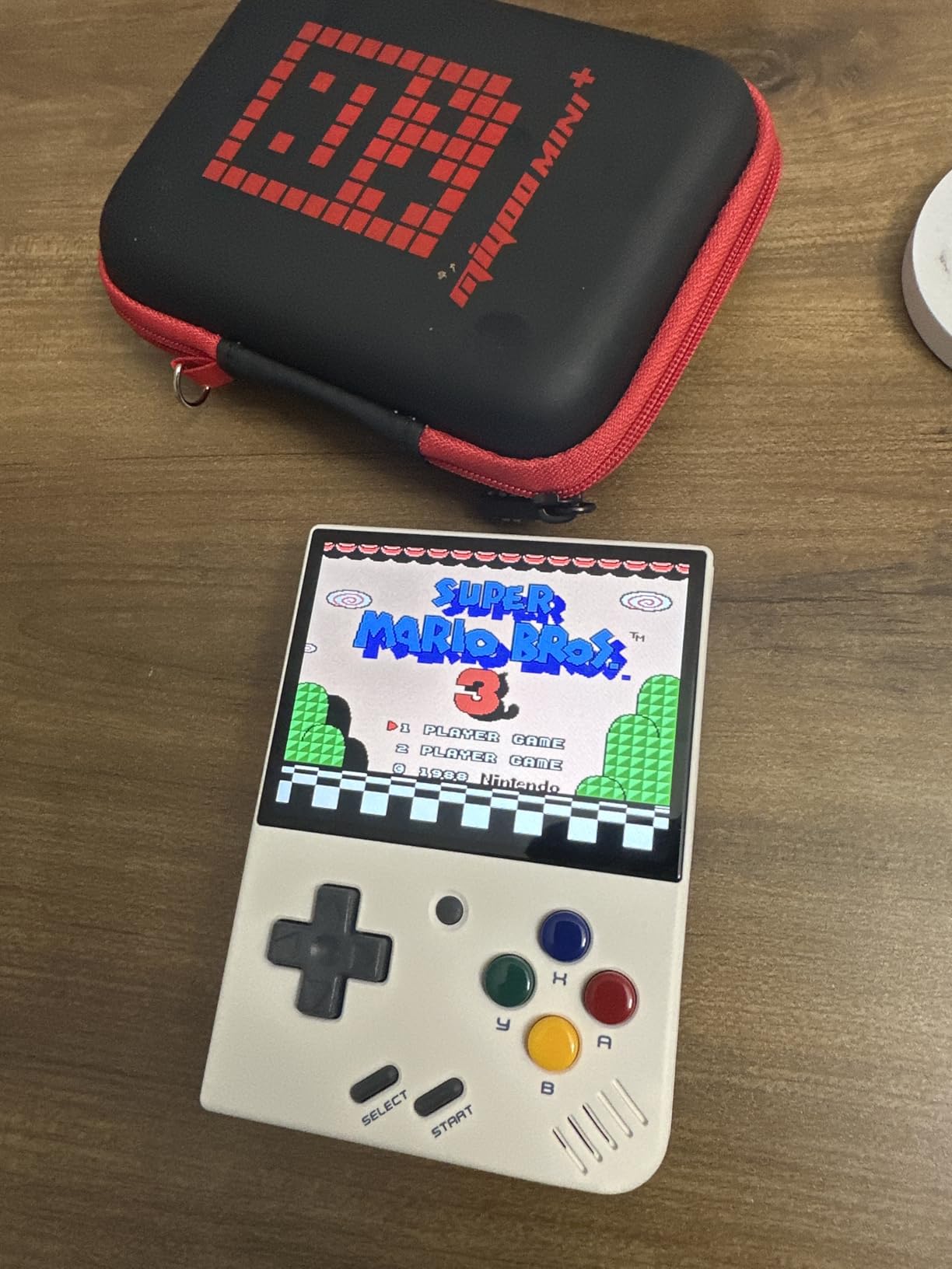 Miyoo Mini Plus with Portable Case Retro Emulator Handheld Game Console Latest Version with WiFi & RTC, 3.5'' 640*480 IPS Screen 3000mAh Battery, Black 64GB - Customer Photo 2