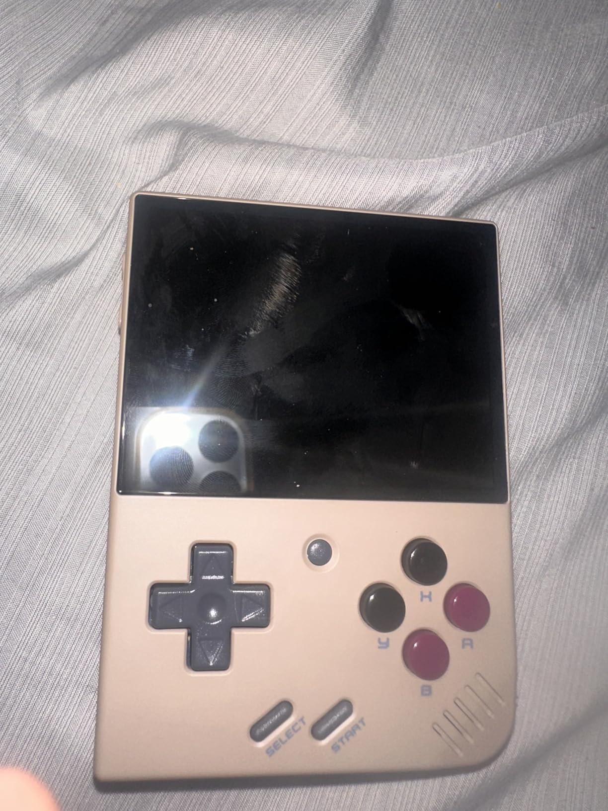 Miyoo Mini Plus with Portable Case Retro Emulator Handheld Game Console Latest Version with WiFi & RTC, 3.5'' 640*480 IPS Screen 3000mAh Battery, Black 64GB - Customer Photo 3