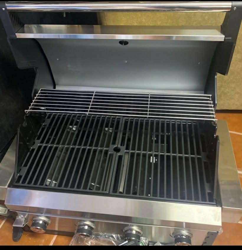 Brand-Man Propane Gas Grill, 40-Inch 6-Burner Built-In Head BBQ Island Outdoor Kitchen, Natural Gas Convertible, Heavy Duty 304 Stainless Steel, 60,000BTUs - Customer Photo 1