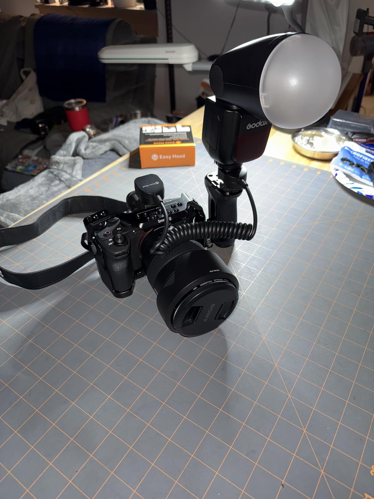 Godox V1 V1-C V1C USA Version Camera Flash for Canon Camera Flash Speedlite Speedlight,76Ws 2.4G TTL1/8000 HSS,480 Full Power Shots,1.5s Recycle Time,2600mAh Li-ion Battery,10 Levels LED Modeling Lamp - Customer Photo 1