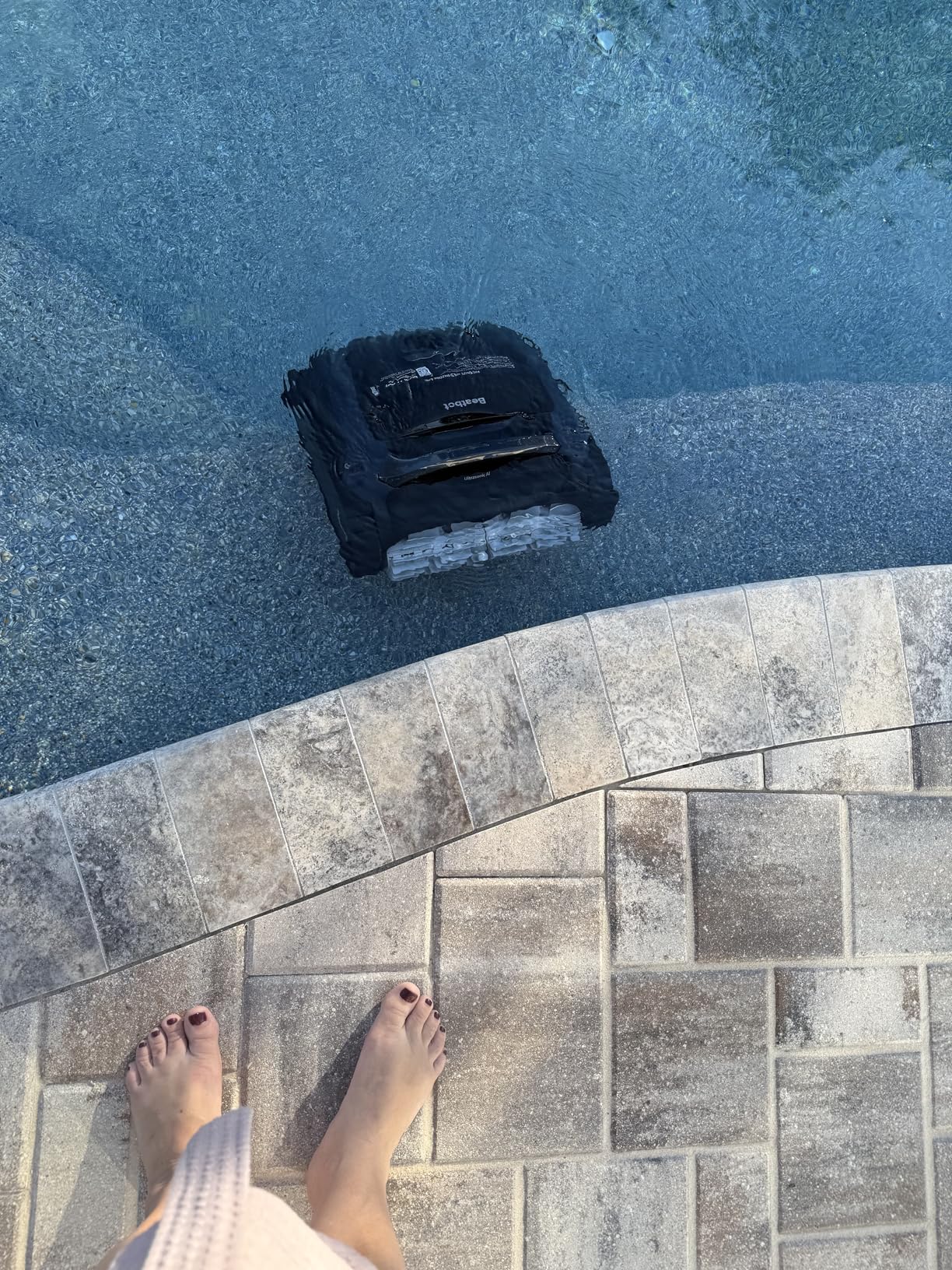 (2025 Upgrade) Beatbot AquaSense 2 Cordless Robotic Pool Vacuum Cleaner, Smart Surface Parking, Double-Pass Waterline Scrubbing, Cleans Floor, Walls and Waterline, Light Blue - Customer Photo 2