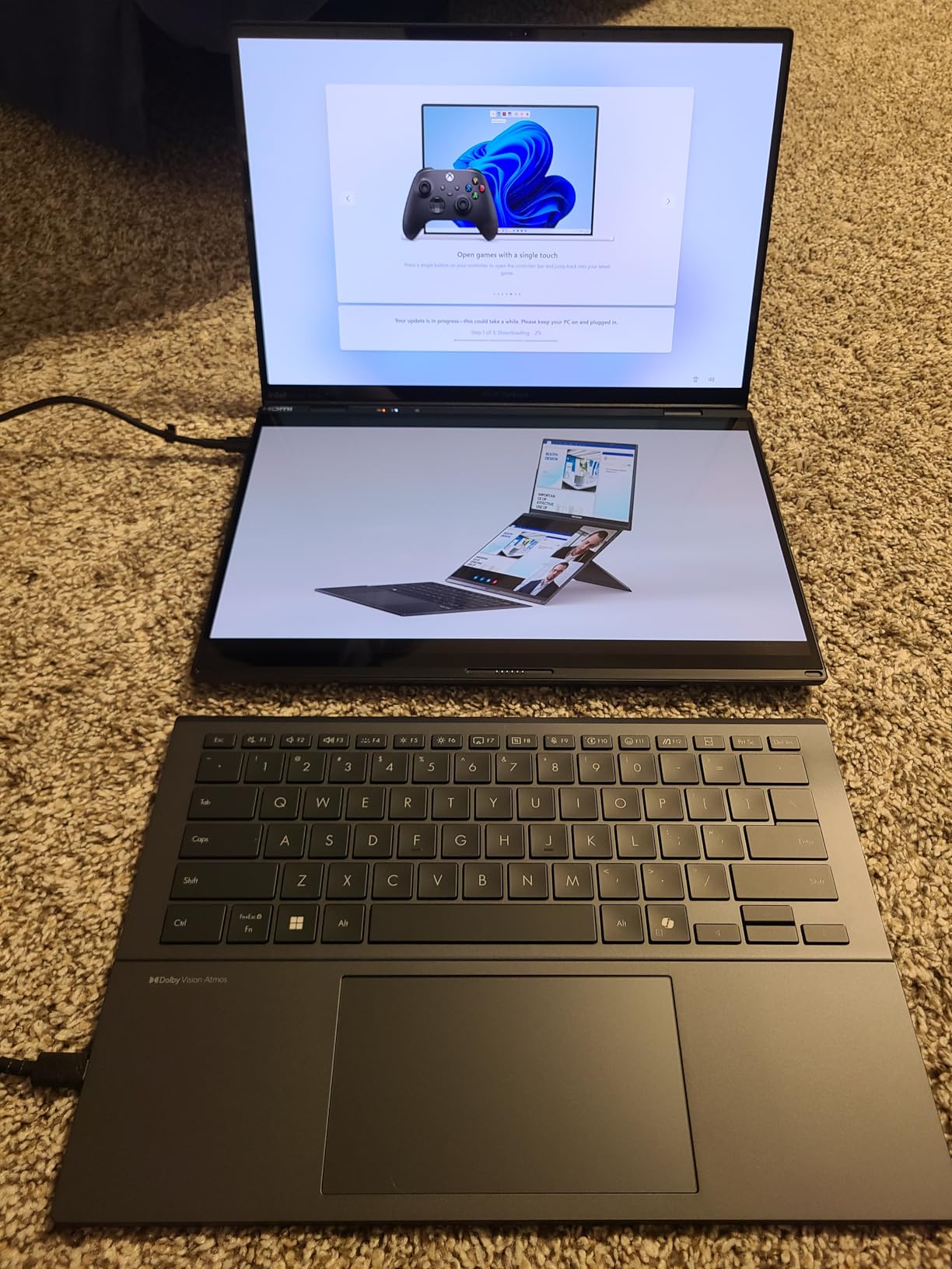 ASUS Zenbook Duo Laptop, Dual 14