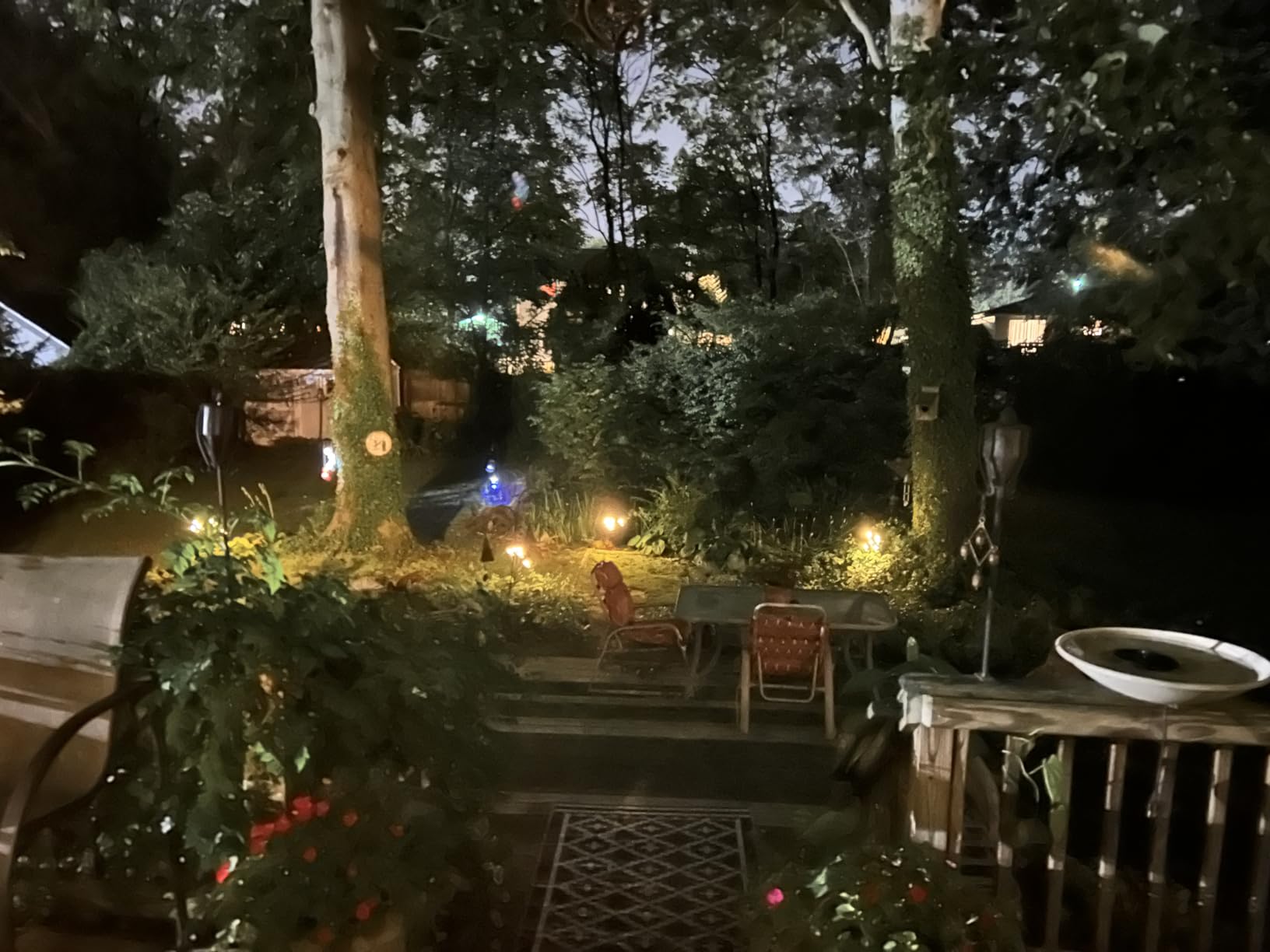 vignuto Solar Lights Outdoor Waterproof 4 Pack of 32 LEDs Garden Patio Firefly Decoration Unique Gifts Women Grandparents - Customer Photo 2