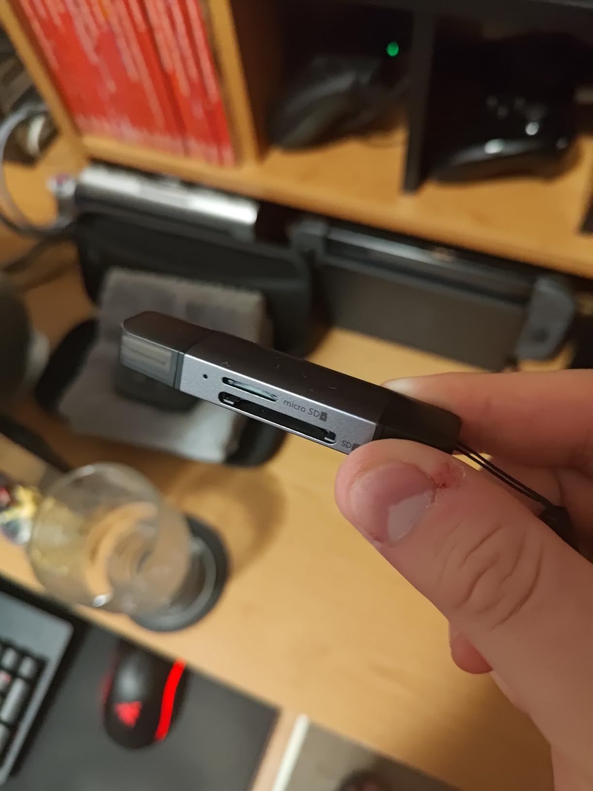 acer SD Card Reader USB C, Dual Slots USB 3.0 Type C to Micro SD Card Adapter, Memory Card Reader for MicroSD, SDHC, SDXC, Compatible with Laptop, PC, iPhone16/15, MacBook Pro/Air, iPad Pro, Android customer photo 2