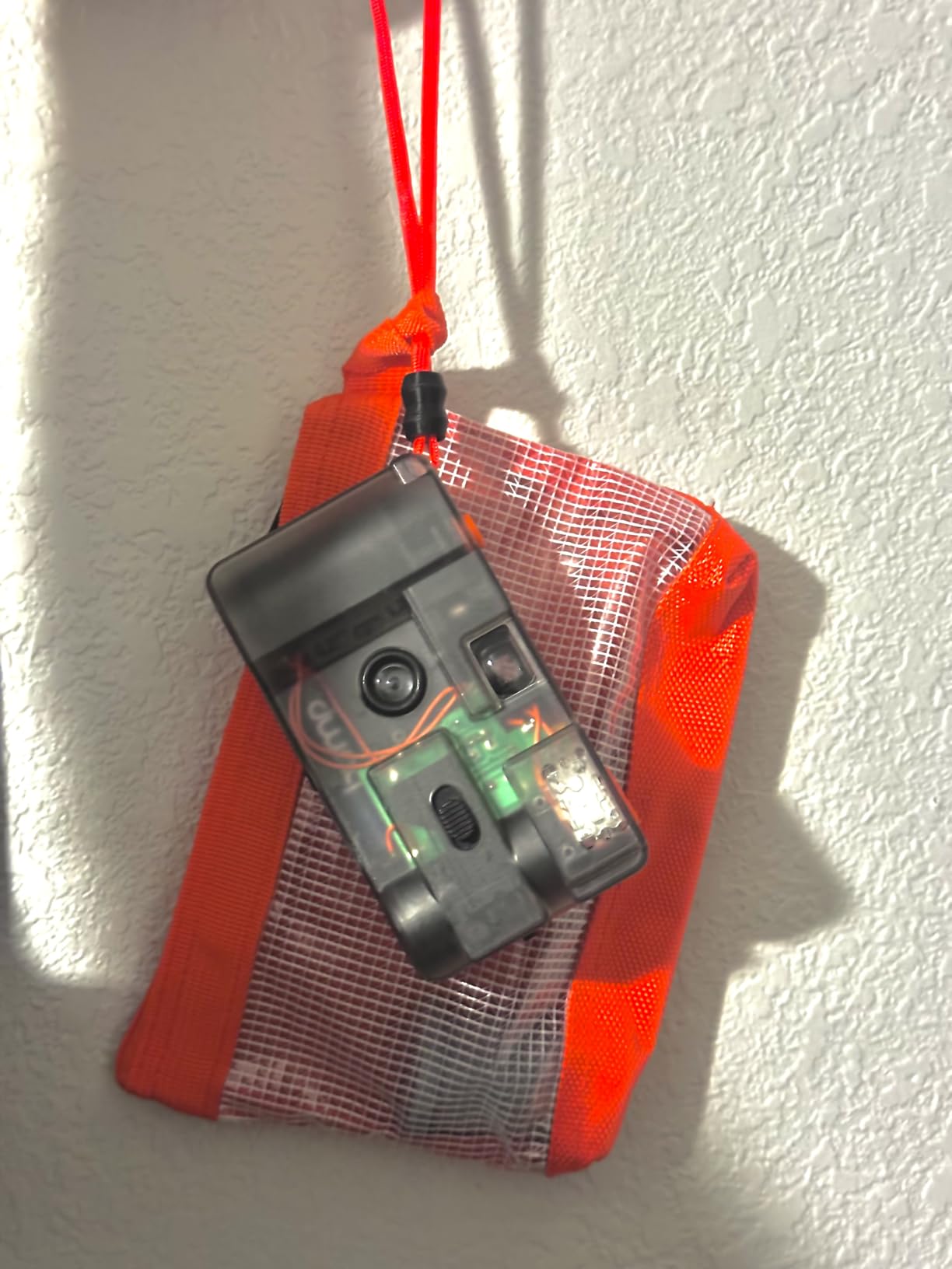 to Be Continued (TBC) Reusable 35mm Film Camera – Transparent Design, 28mm Wide Lens, Orange Gel Filter, Built-in Flash, Point and Shoot - Customer Photo 1