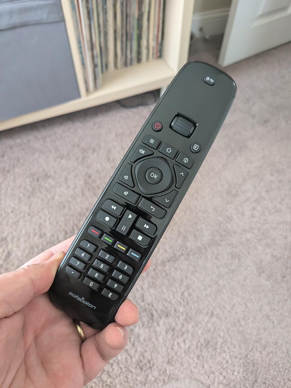 SofaBaton U2 Universal Remote Upgrade Backlit Button, Improved Scroll, All in One Universal Remote Control with App Control, Custom Macros, Compatible with Smart TVs, Sound Bar and DVD - Customer Photo 1