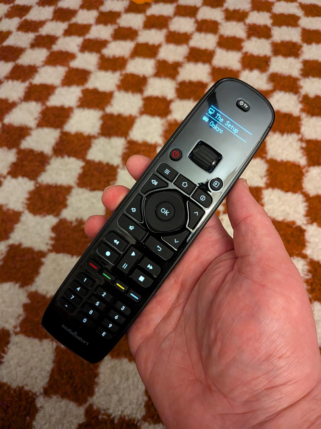 SofaBaton U2 Universal Remote Upgrade Backlit Button, Improved Scroll, All in One Universal Remote Control with App Control, Custom Macros, Compatible with Smart TVs, Sound Bar and DVD - Customer Photo 2