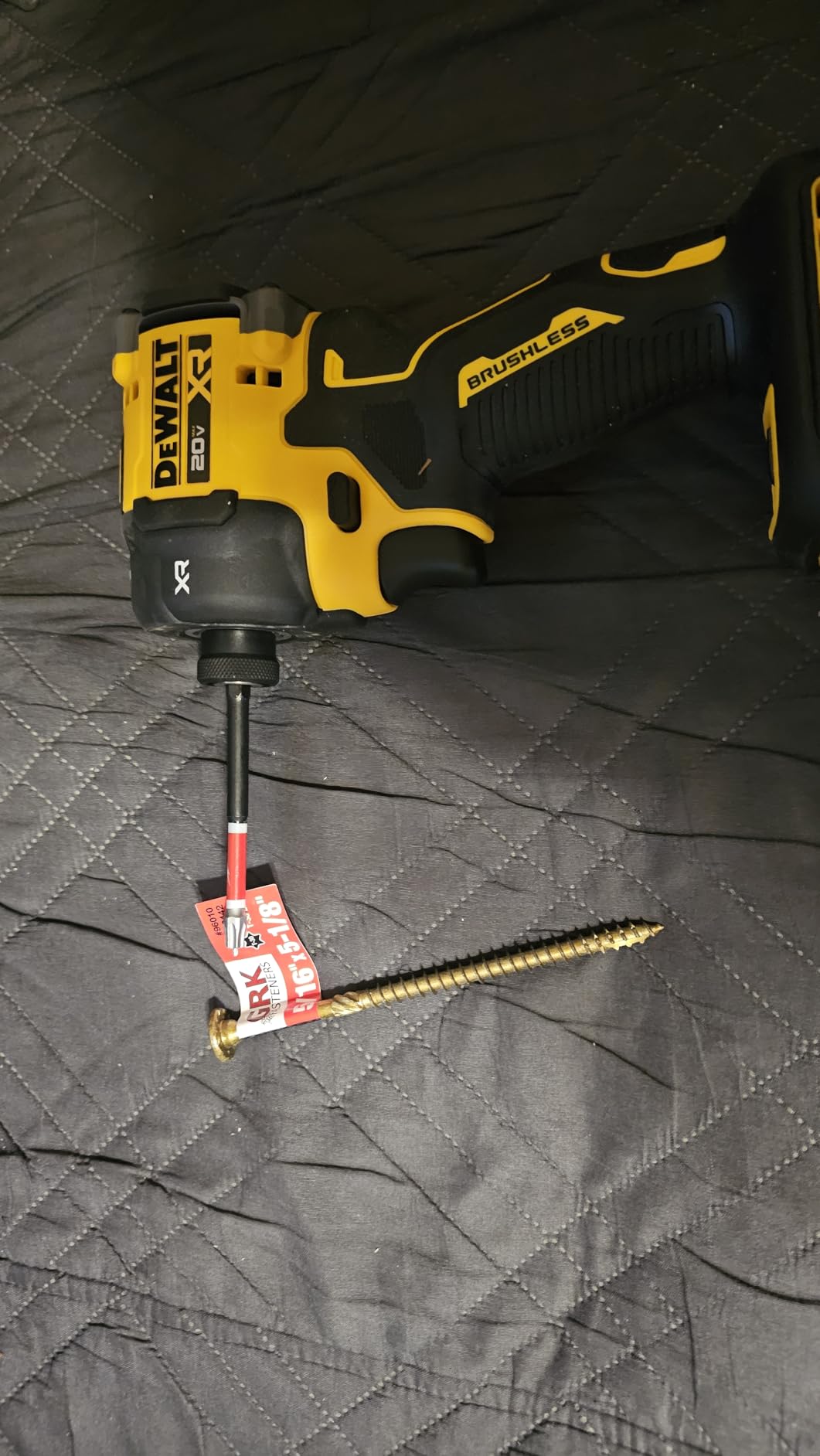 DEWALT 20V MAX 1/4 Inch Hydraulic Impact Driver, Quiet, Brushless Cordless XR Extreme Runtime, LED Halo Ring, Tool Only (DCF870B) - Customer Photo 1