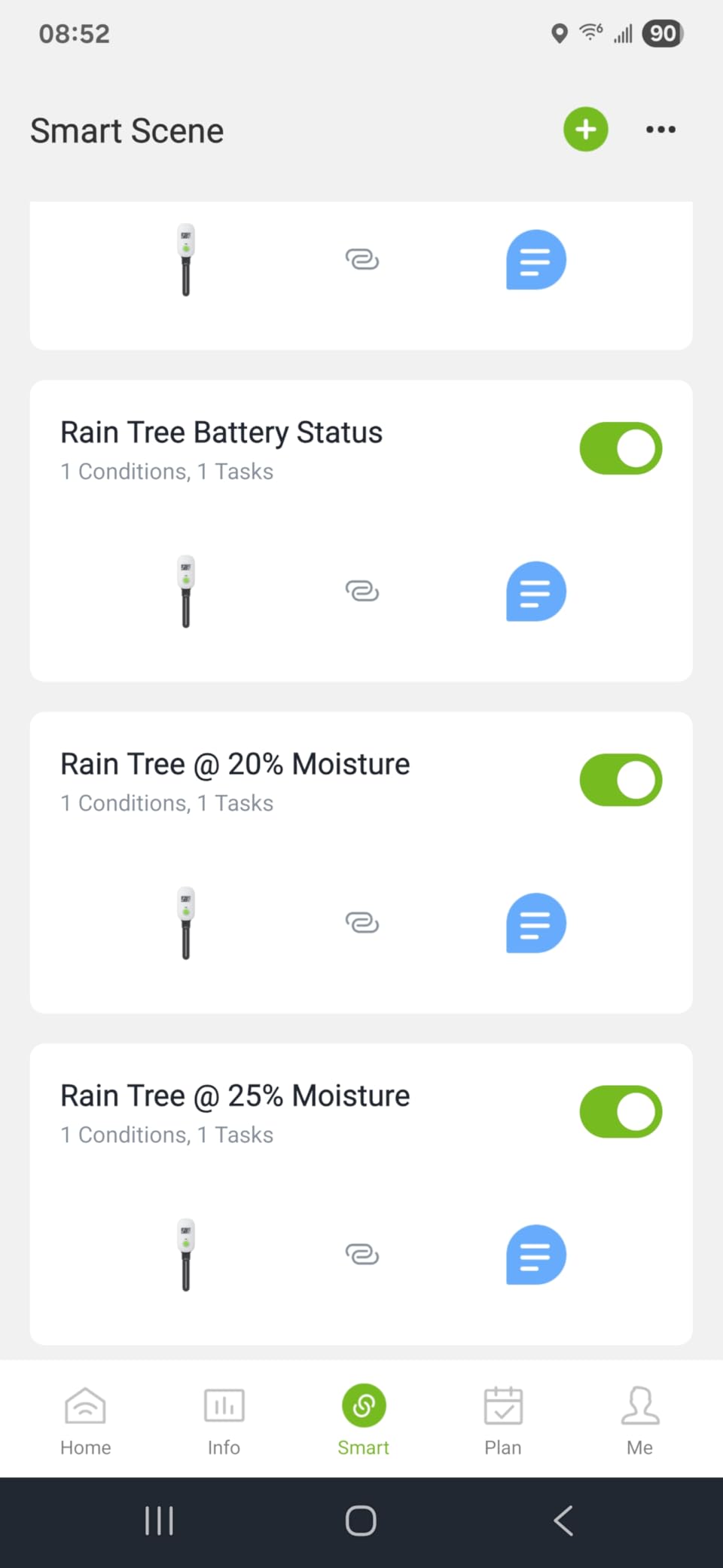 RAINPOINT Smart Digital Wireless Plant Moisture Meter Houseplants Indoor WiFi Hub Kit with Low/High Moisture Alert,Real-time Monitor Hygrometer Sensor Outdoor Gardening Push Notification&Email - Customer Photo 1