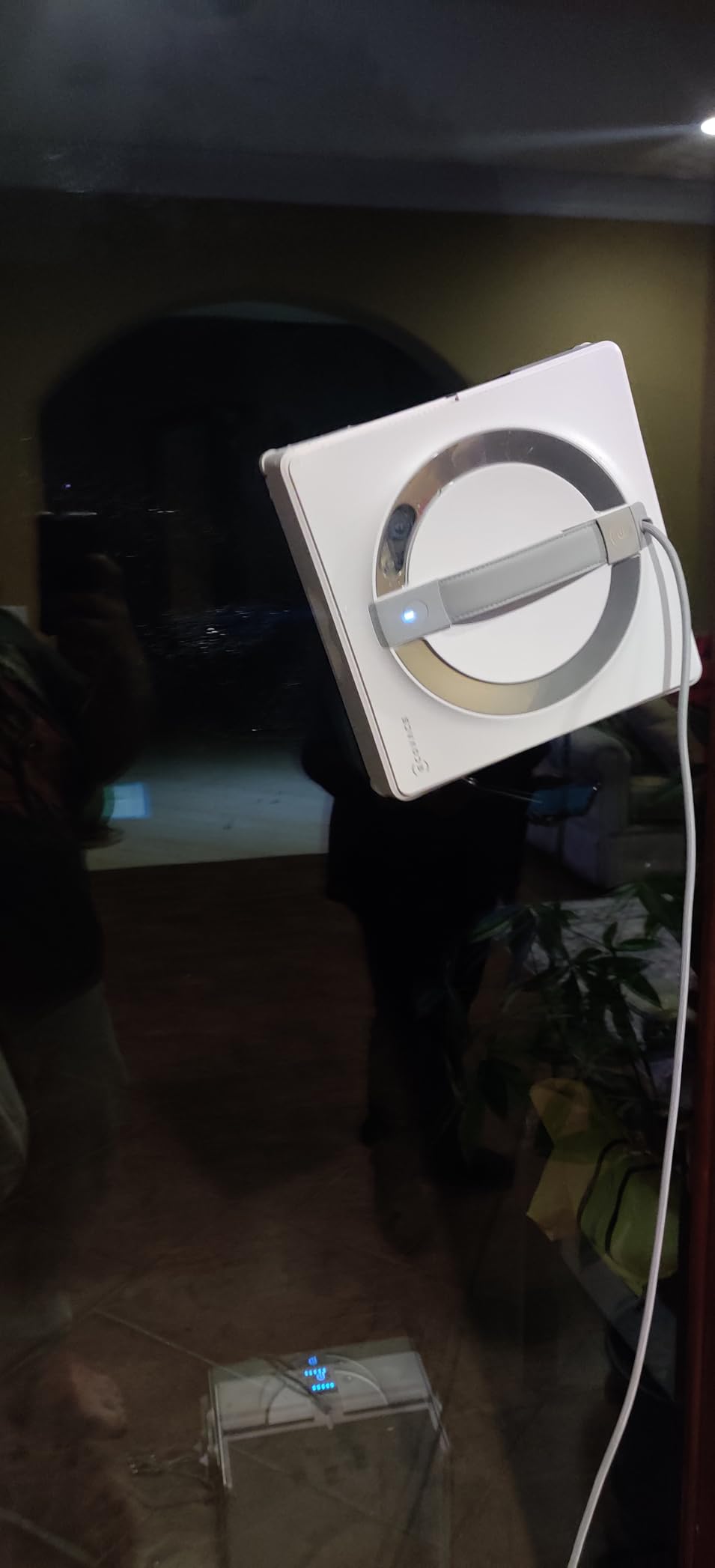 ECOVACS WINBOT W2 PRO Omni Portable Window Cleaning Robot with Multi-Functional Station, Charging While Working, Intelligent Cleaning with Triple Nozzle Water Sprayer, 12-Level Protection customer photo 1
