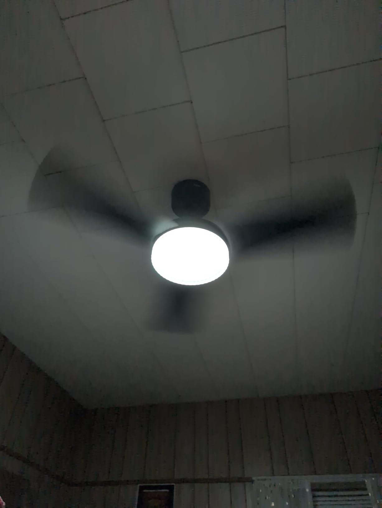 Dreo Smart Ceiling Fans with Lights, 42 Inch Black Ceiling Fan, 12 Speeds & 3 Fan Modes, Stepless Color Tones, Dimmable LED Light, 1-12H Timer, Quiet DC Motor, Remote/APP/Alexa/Wall Switch Control - Customer Photo 1