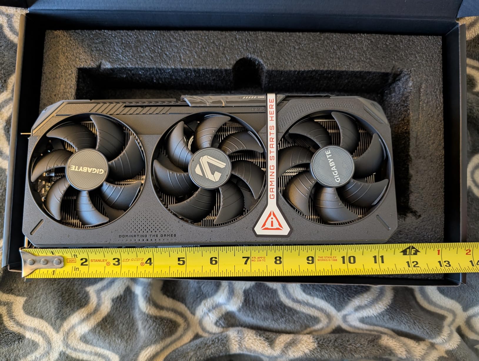 GIGABYTE Radeon RX 9070 XT Gaming OC 16G Graphics Card, PCIe 5.0, 16GB GDDR6, GV-R9070XTGAMING OC-16GD Video Card - Customer Photo 1