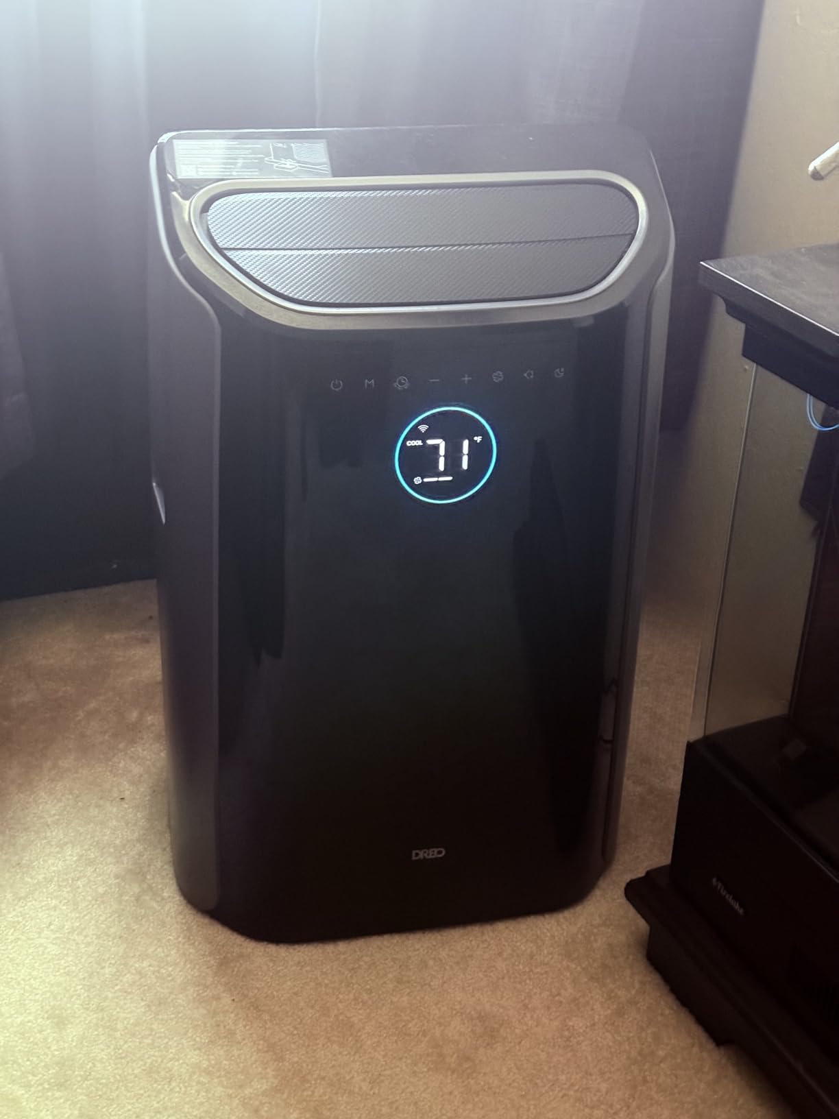 Dreo Portable Air Conditioners, 12,000 BTU AC Unit for Bedroom with Drainage-free Cooling, 46dB Quiet, APP/Voice/Remote, 24h Timer with Fan & Dehumidifier, Smart Standing AC for Room Indoors, AC515S - Customer Photo 2