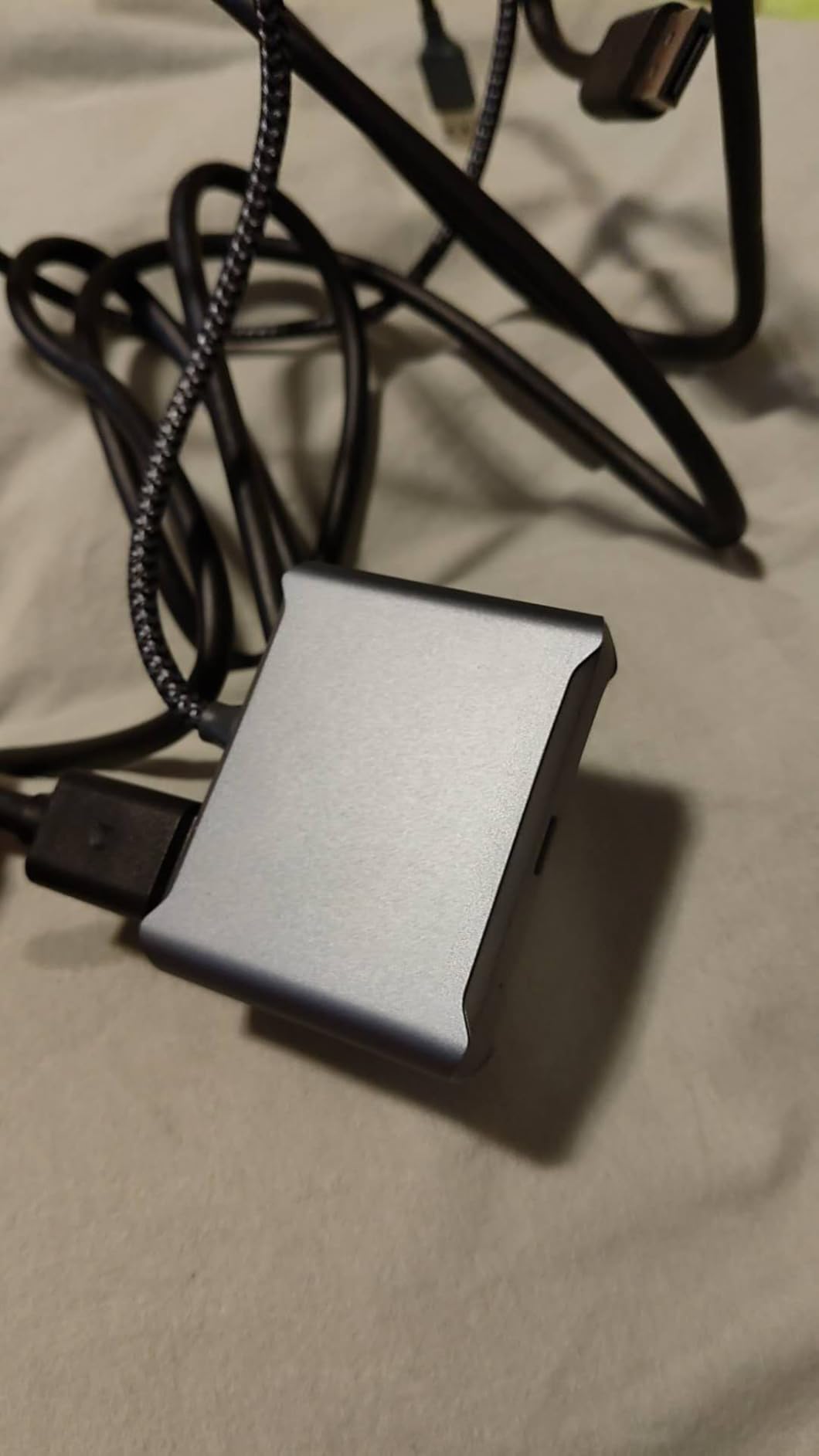 Warrky PSVR2 PC Adapter, PSVR2 Accessories [Aluminum Shell, Nylon-Braided Cable] Compatible with PSVR2, AR Glasses, Portable Monitor, DP 1.4 Cable&15W Power Supply Included - Customer Photo 1