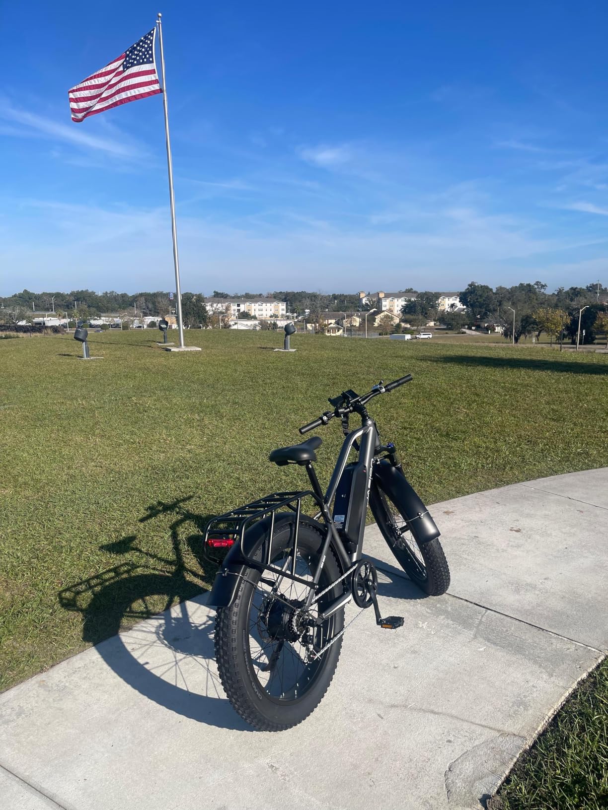 Jasion EB5 MAX Electric Bike for Adults with 1500W Peak Motor, 48V 15Ah (720Wh) Battery Electric Mountain Bike, 26'' x 4'' Fat Tire Ebike, 28+MPH Speed, Cruise Control, with Fenders, Rear Rack - Customer Photo 5