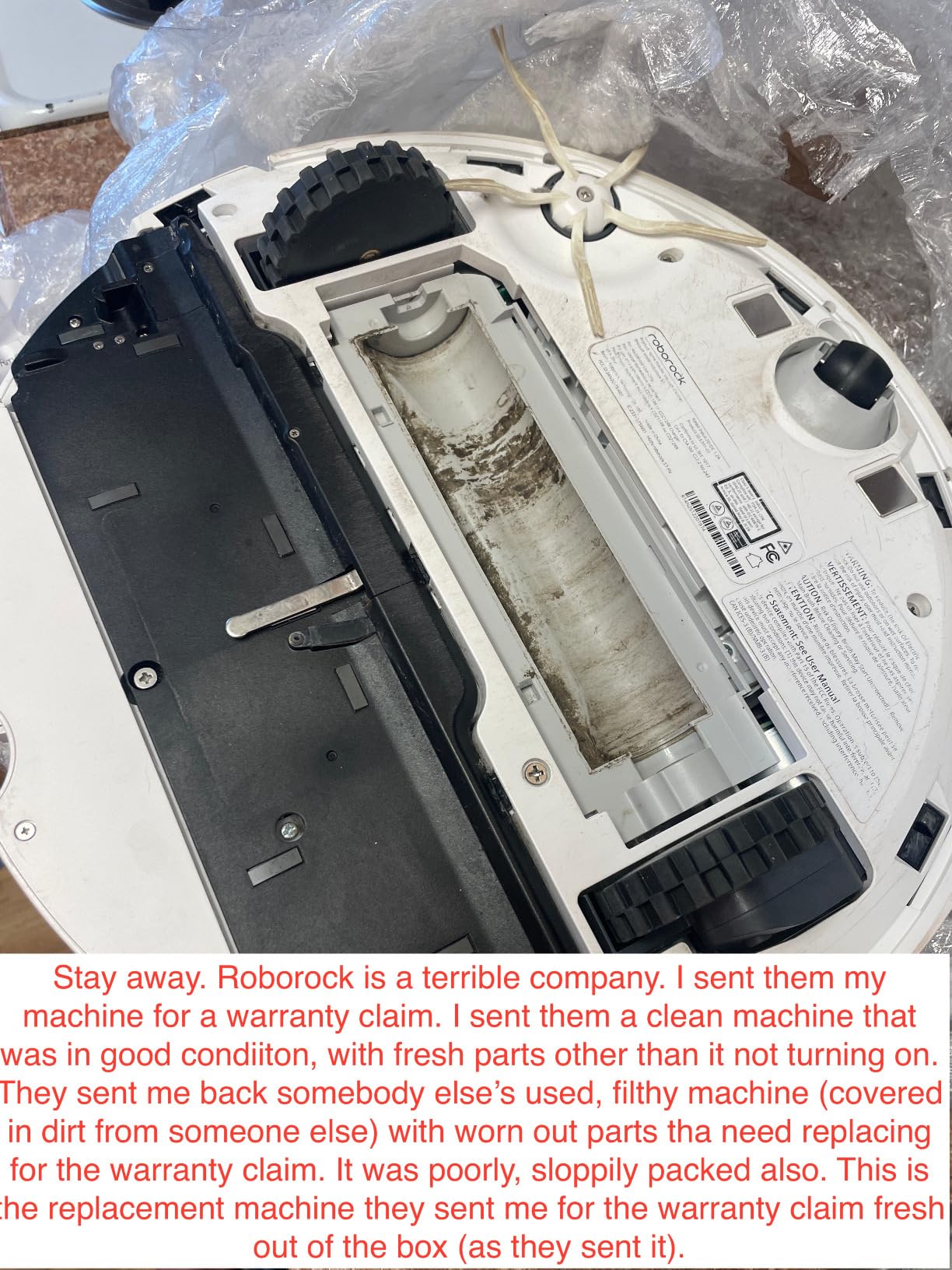 roborock Q7 M5 Robot Vacuum and Mop Combo, 10,000Pa HyperForce Suction, Robotic Vacuum Cleaner, Dual Anti-Tangle System, APP-Controlled Mopping, LiDAR Navigation, for Pet Hair and Carpet, Black - Customer Photo 2