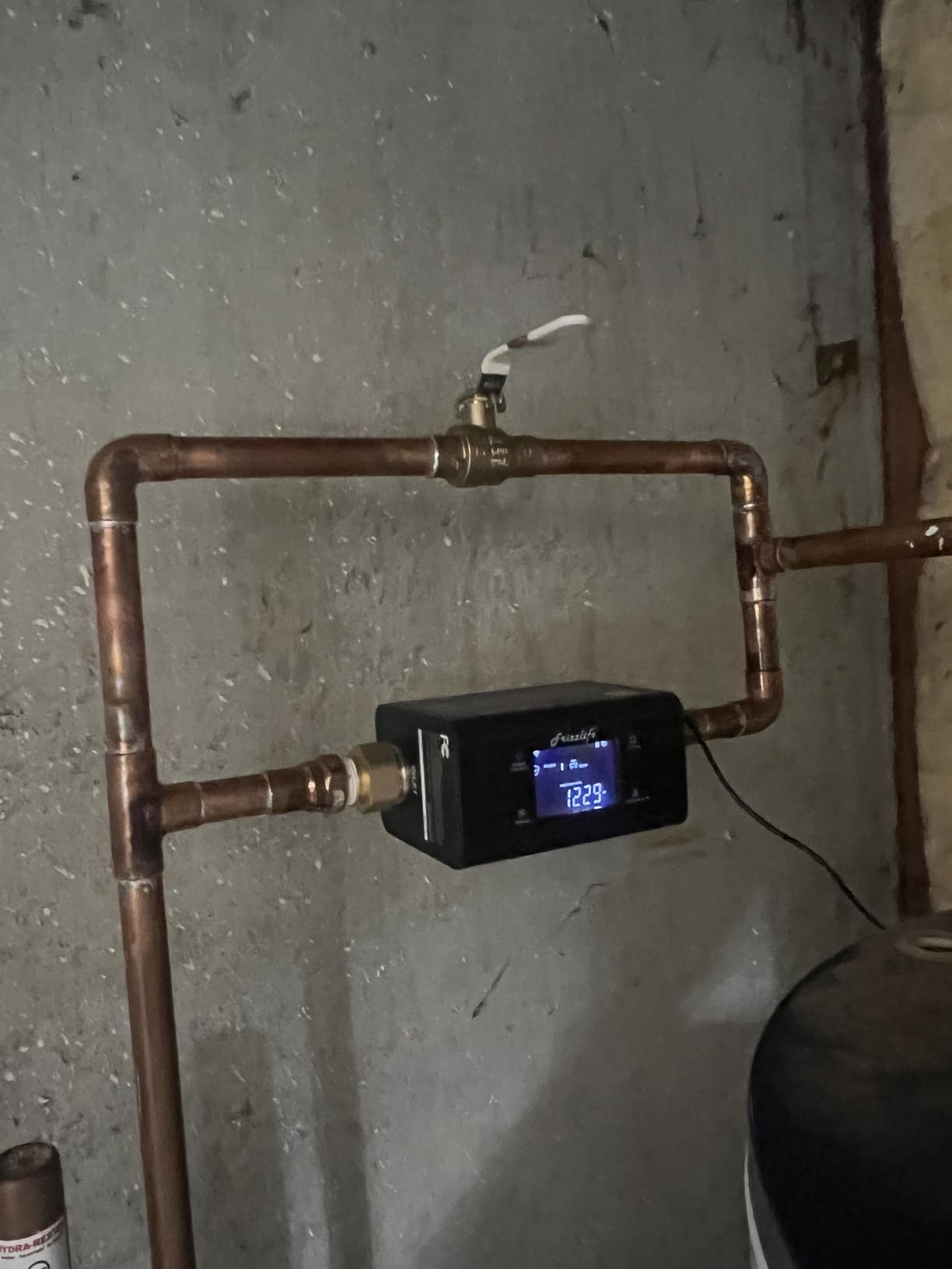 Frizzlife LP365 Smart Water Monitor and Automatic Shutoff - 0.01GPM Ultrasonic Micro Leak Detection, APP Wi-Fi Remote Control, Real-Time Flow/Temp Monitoring, 24/7 Water Usage Reports, 3/4