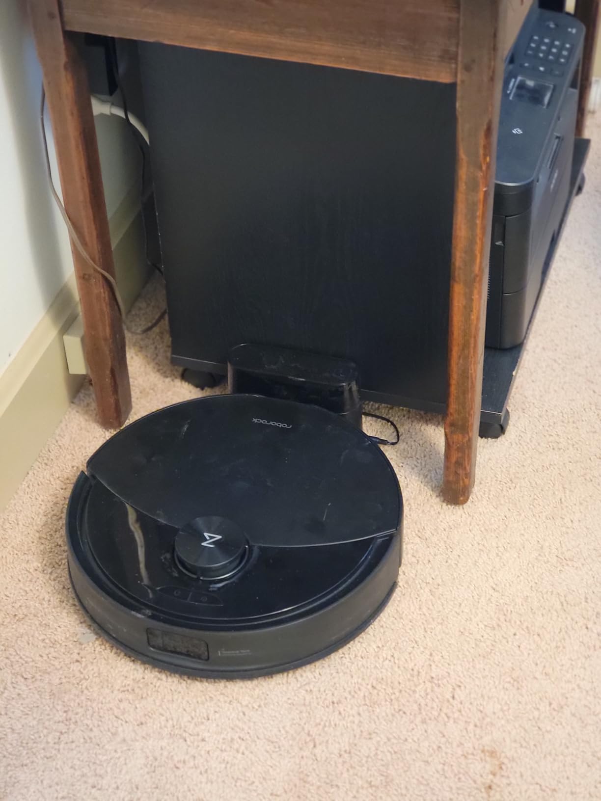 roborock Q10 S5 Robot Vacuum and Mop Cleaner, 10000Pa HyperForce Suction, Dual Anti-Tangle System, Auto-Lifting Mop, ReactiveTech Obstacle Avoidance, App Control, for Pet Hair and Carpet, Black - Customer Photo 2