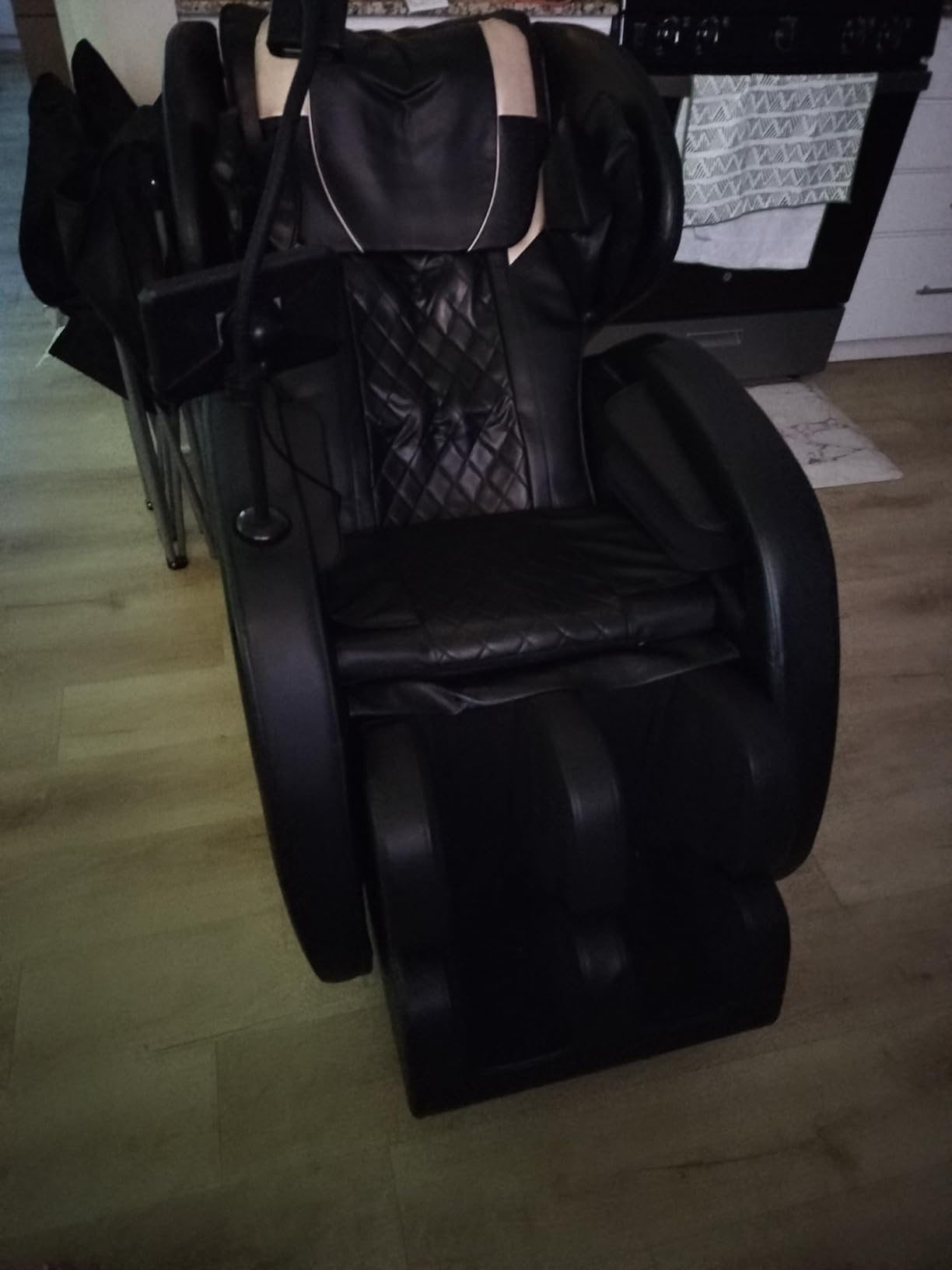 AYJOIR 2026 Massage Chair Full Body, Zero Gravity SL-Track Shiatsu Massage Recliner Chair with Body Scan, 6 Fix Point Rollers,Airbags,Deep Yoga Stretch, Heating Function, Black - Customer Photo 1