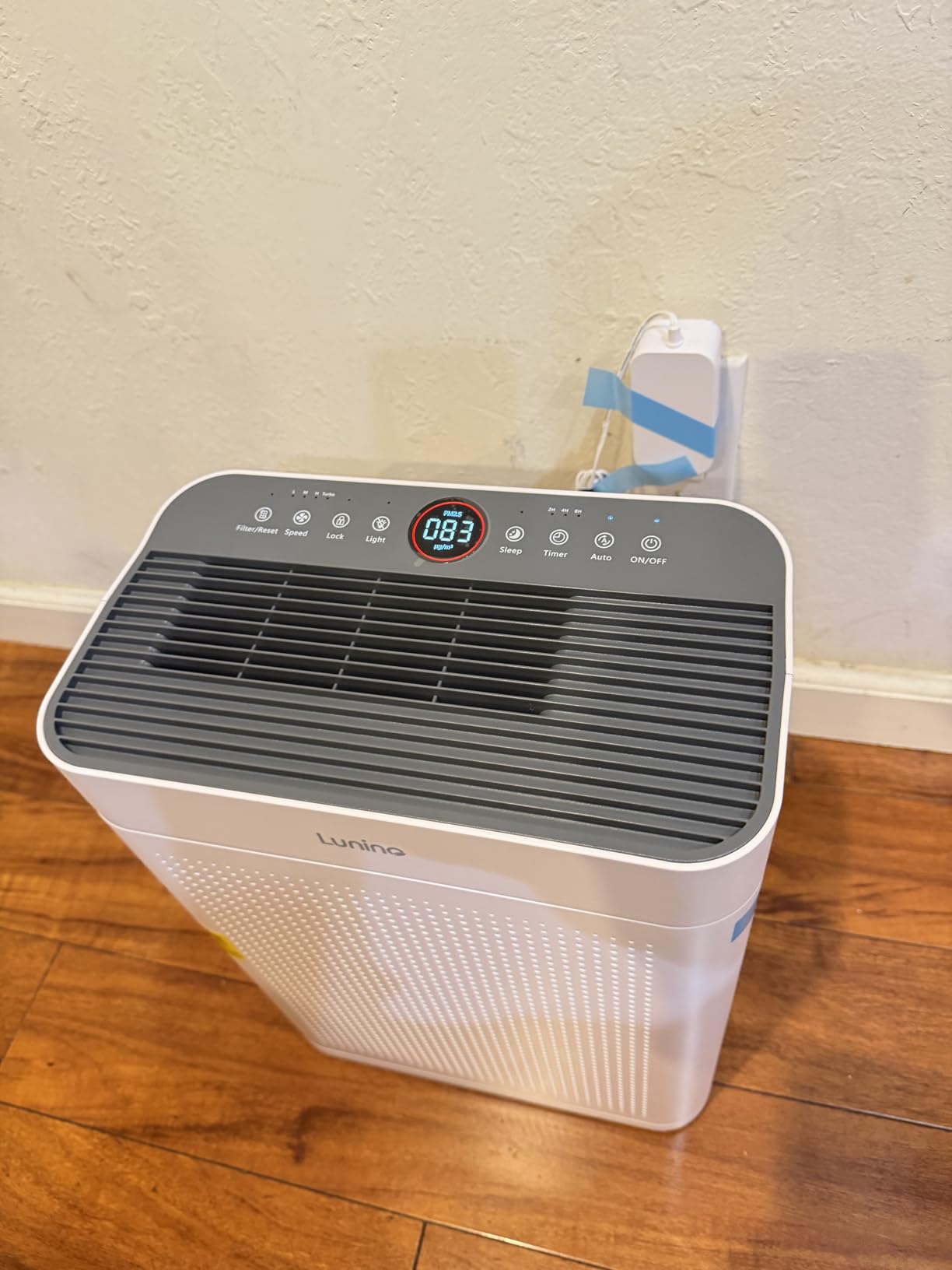 Air Purifiers for Home Large Room up to 3000sq.ft, LUNINO HEPA Double-Sided Air Purifier with Washable Filter, PM 2.5 Display Air Quality Sensors, Air Cleaner for Pets Hair, Odor, Dust, Smoke, Pollen - Customer Photo 3