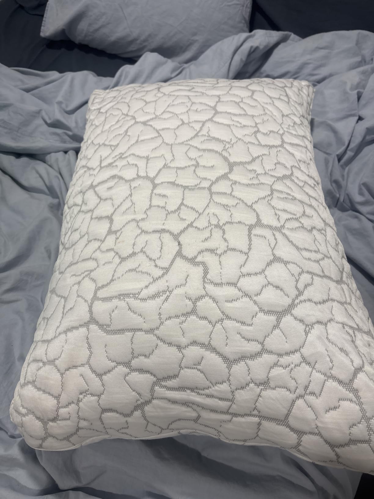 WGAKCED Cooling Pillows for Sleeping 2 Pack, Adjustable Shredded Memory Foam Pillows Queen Size Set of 2, Firm Bed Pillows for Side Back Stomach Hot Sleepers, Cold Pillow with Removable Washable Cover - Customer Photo 1