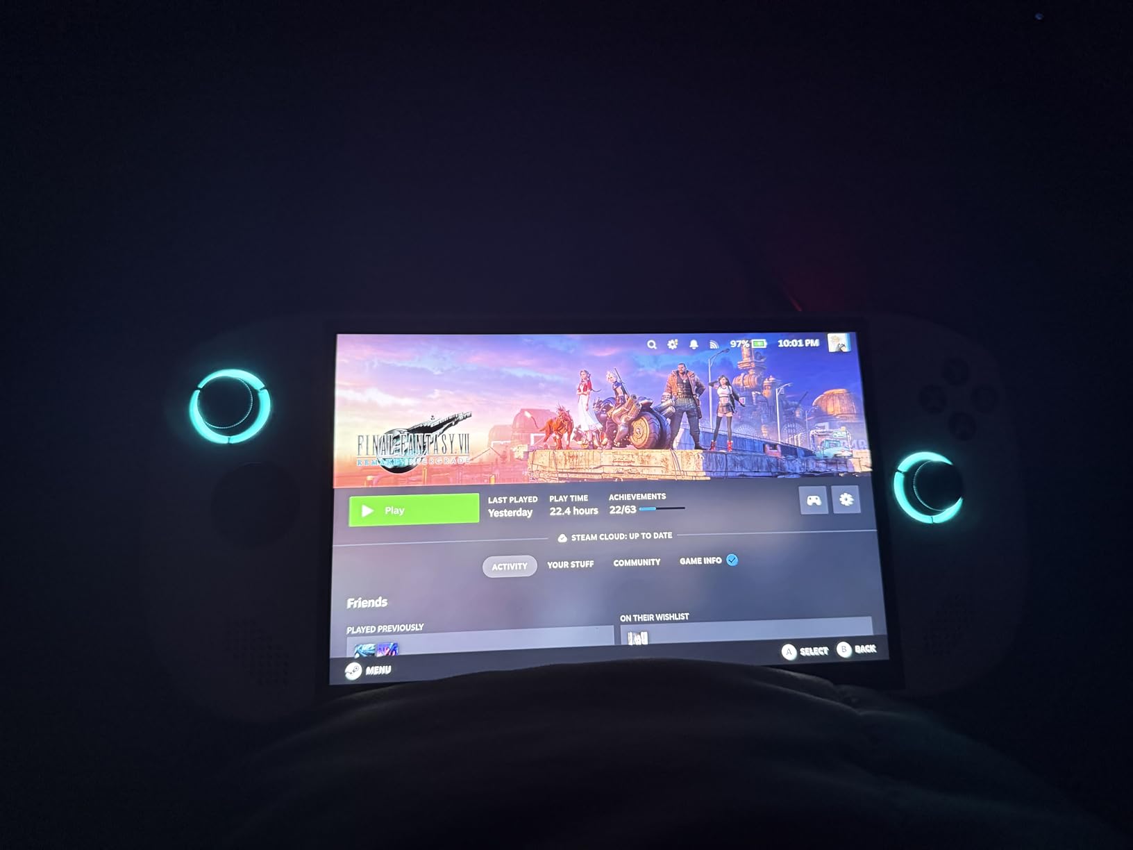 Lenovo Legion Go S - 2025 - Mobile Gaming Console - AMD Radeon graphics - 8'' PureSight IPS Display - 120Hz - AMD Ryzen Z2 Go - 16GB Memory - 512GB Storage - Glacier White - Customer Photo 3