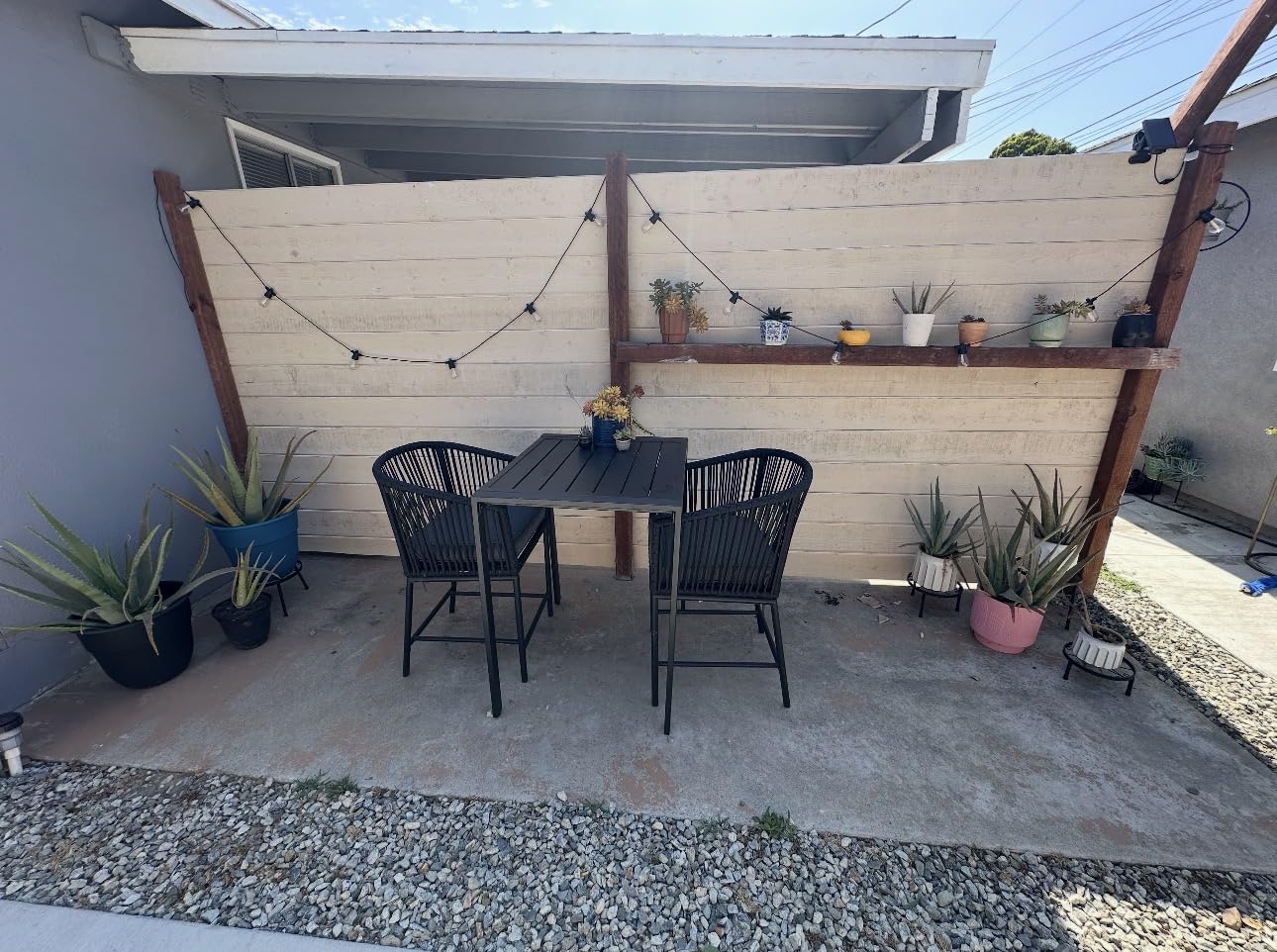 VICTORY RELAX Acacia Wood Decking Tiles 9PCS - Easy Snap Interlocking Deck Tiles for Patio Poolside Balcony Decor - All Weather Waterproof Flooring for Indoor & Outdoor (Round Joints) - Customer Photo 2