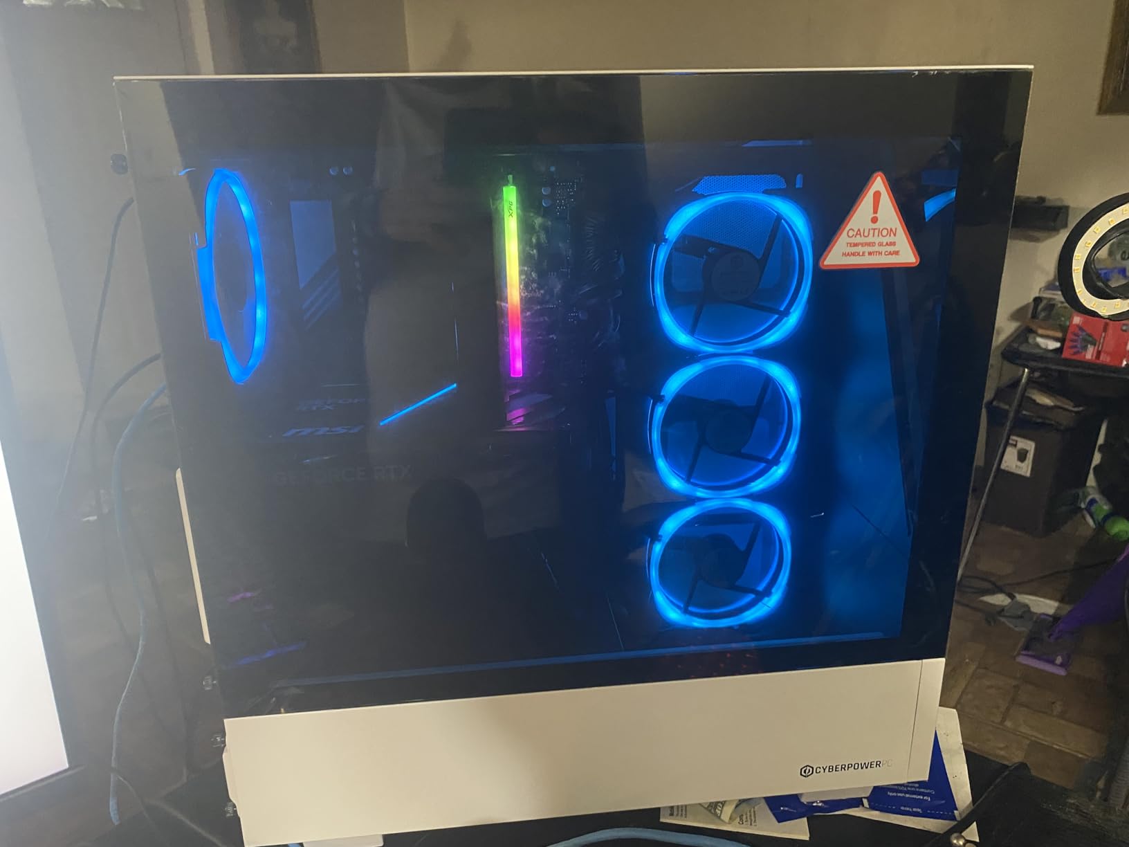 CyberPowerPC Gamer Xtreme VR Gaming PC, Intel Core i7-14700F 2.1GHz, GeForce RTX 5060 Ti 16GB, 16GB DDR5, 1TB PCIe 4.0 SSD, WiFi Ready & Windows 11 Home (GXiVR8040A17) - Customer Photo 2
