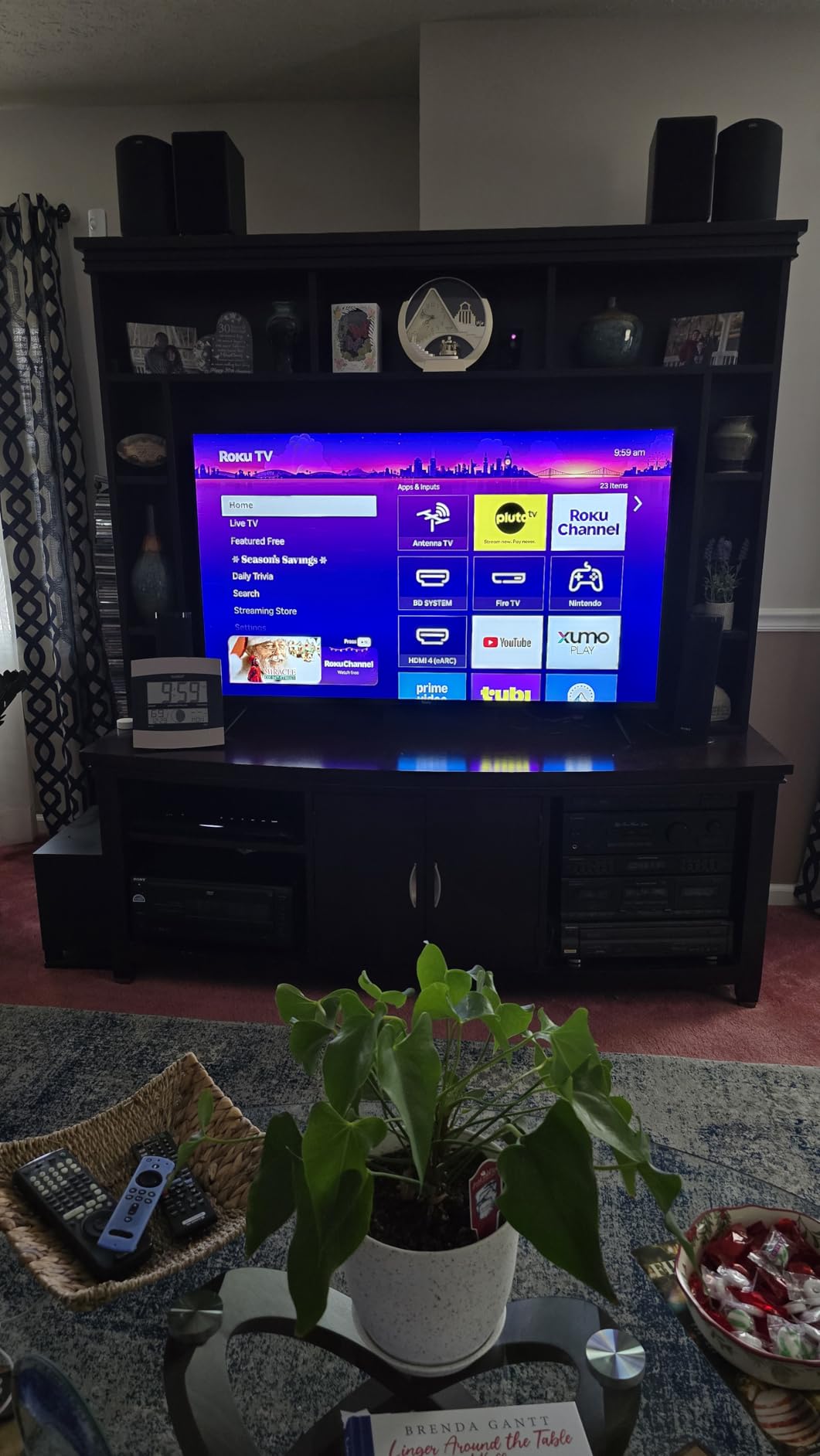 Roku Smart TV 2025 - 65-Inch Plus Series, Mini-LED TV - RokuTV with Enhanced Voice Remote - Flat Screen 4K QLED Television with Dolby Vision & Wi-Fi - Customer Photo 1