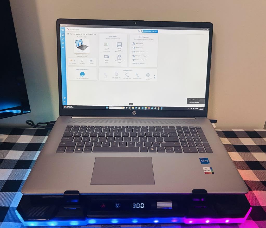 HP 17.3 inch Laptop, FHD Display, Intel Core i5-1334U, 16 GB RAM, 512 GB SSD, Intel Iris Xe Graphics, Windows 11 Home, Natural Silver, 17-cn3399nr - Customer Photo 1