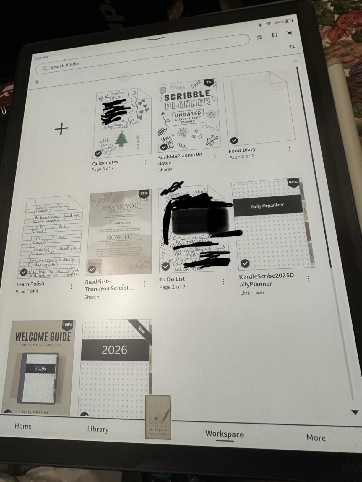 Amazon Kindle Scribe Colorsoft 32GB (newest model) - 11-inch paper-like color display with front light - Thin, light, powerful - Write in notebooks, documents, and books. Includes Premium Pen - Graphite - Customer Photo 1