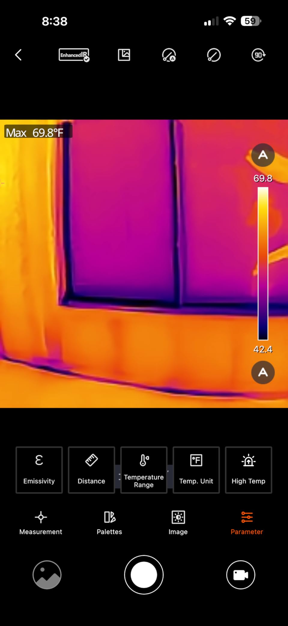 GOYOJO Thermal Imaging Camera for Android/iPhone 15/16/17 iOS Series 192x192 IR Resolution– Water Leak Detection HVAC Electrical Plumbing, Automotive Repair, Home Inspection, DIY-USB-C Infrared Imager - Customer Photo 2