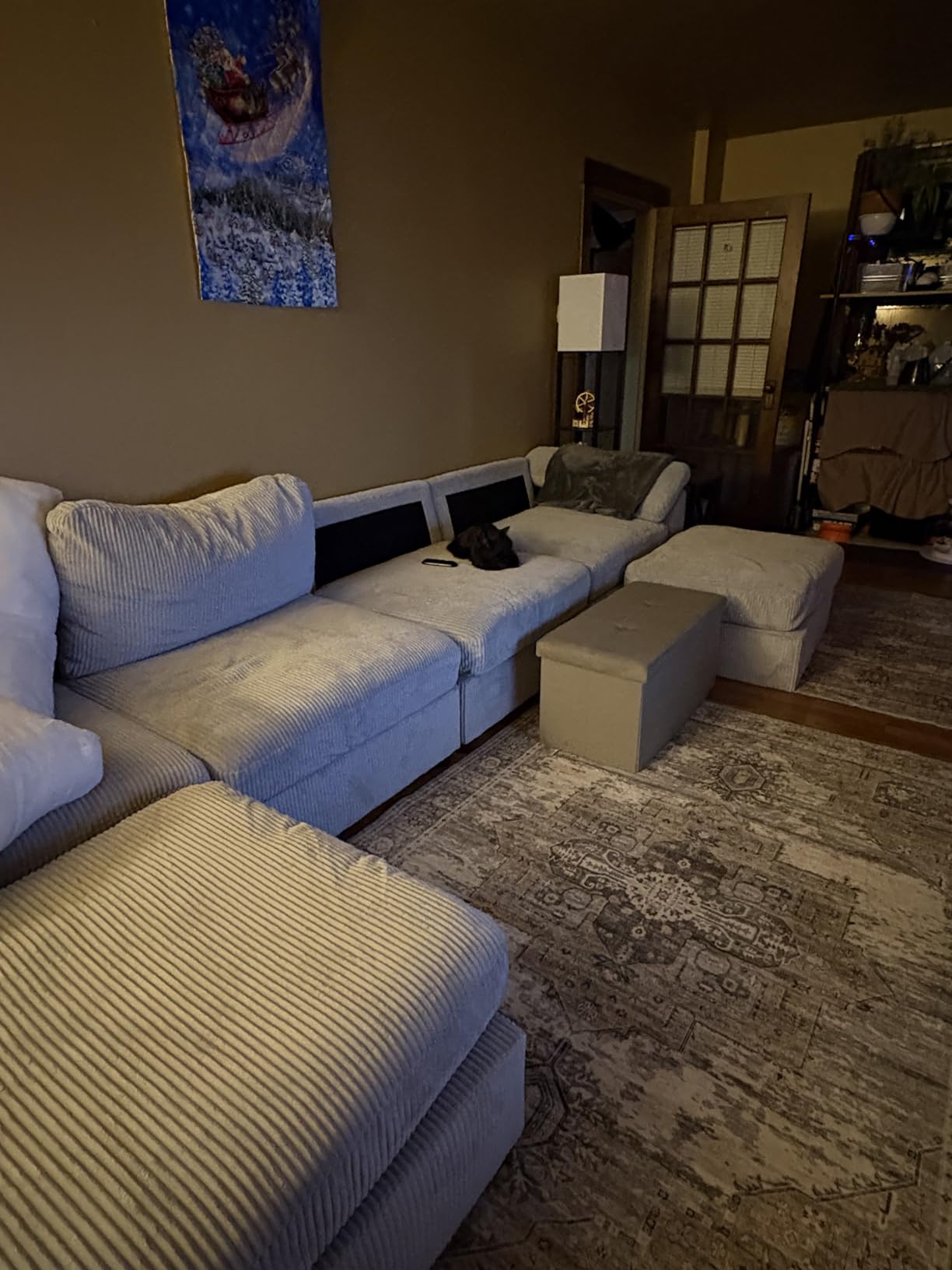 EASE MOOSE Oversized Sectional Modular Sofa,Modern Comfort L Shape Sectional Couch Wide Deep seat Couch for Living Room,Gray - Customer Photo 1