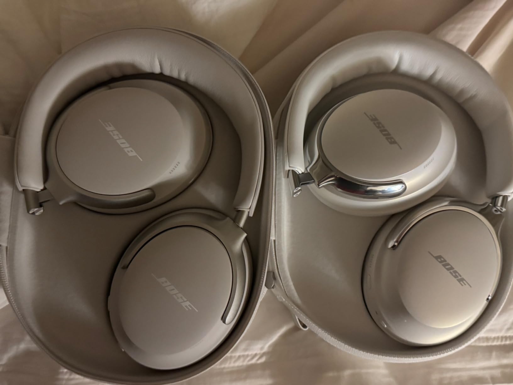 Bose QuietComfort Ultra Bluetooth Headphones, Wireless Headphones with Spatial Audio, Over Ear Noise Cancelling with Mic, Up to 24 Hours of Playtime, Deep Plum - Limited Edition Color - Customer Photo 3