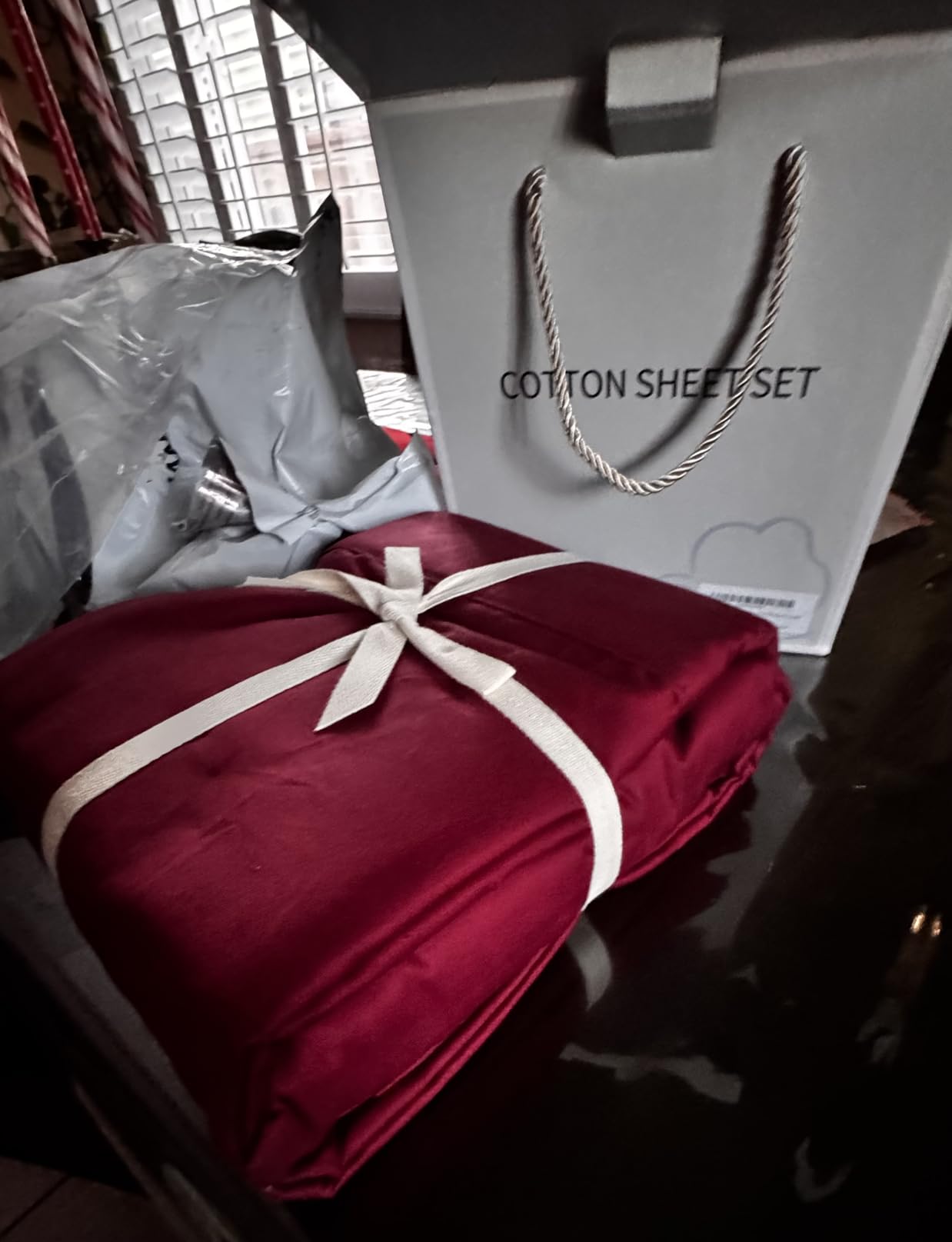 Shilucheng 100% Cotton Queen Size Sheets Set - 600 Thread Count，Luxury Egyptian Cotton Bed Sheets，5-Star Hotel Quality Sheets - Customer Photo 1