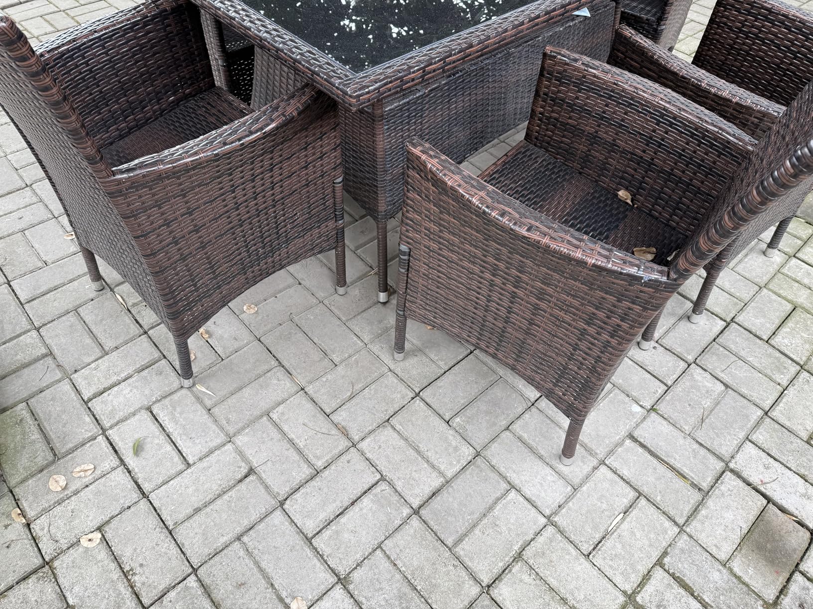 Feilingwood Composite Wood Patio Deck Tiles-12