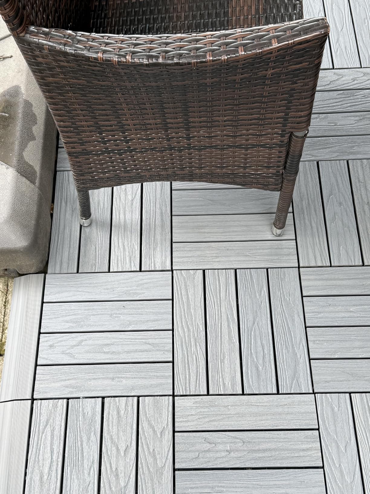 Feilingwood Composite Wood Patio Deck Tiles-12