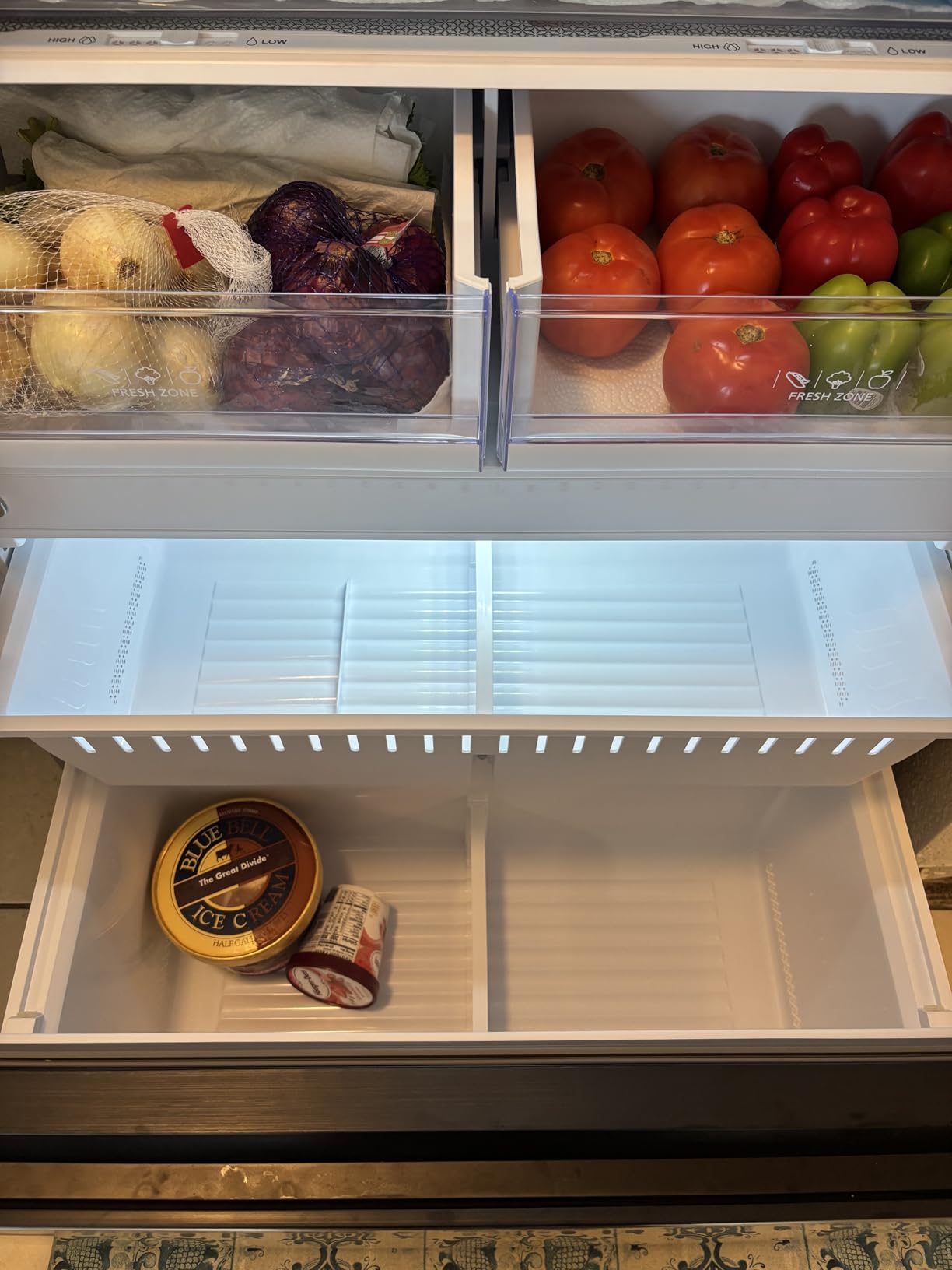 Hamilton Beach HBF2064 20.6 cu ft Counter Depth Full Size Refrigerator, Side Doors, Gunmetal - Customer Photo 1