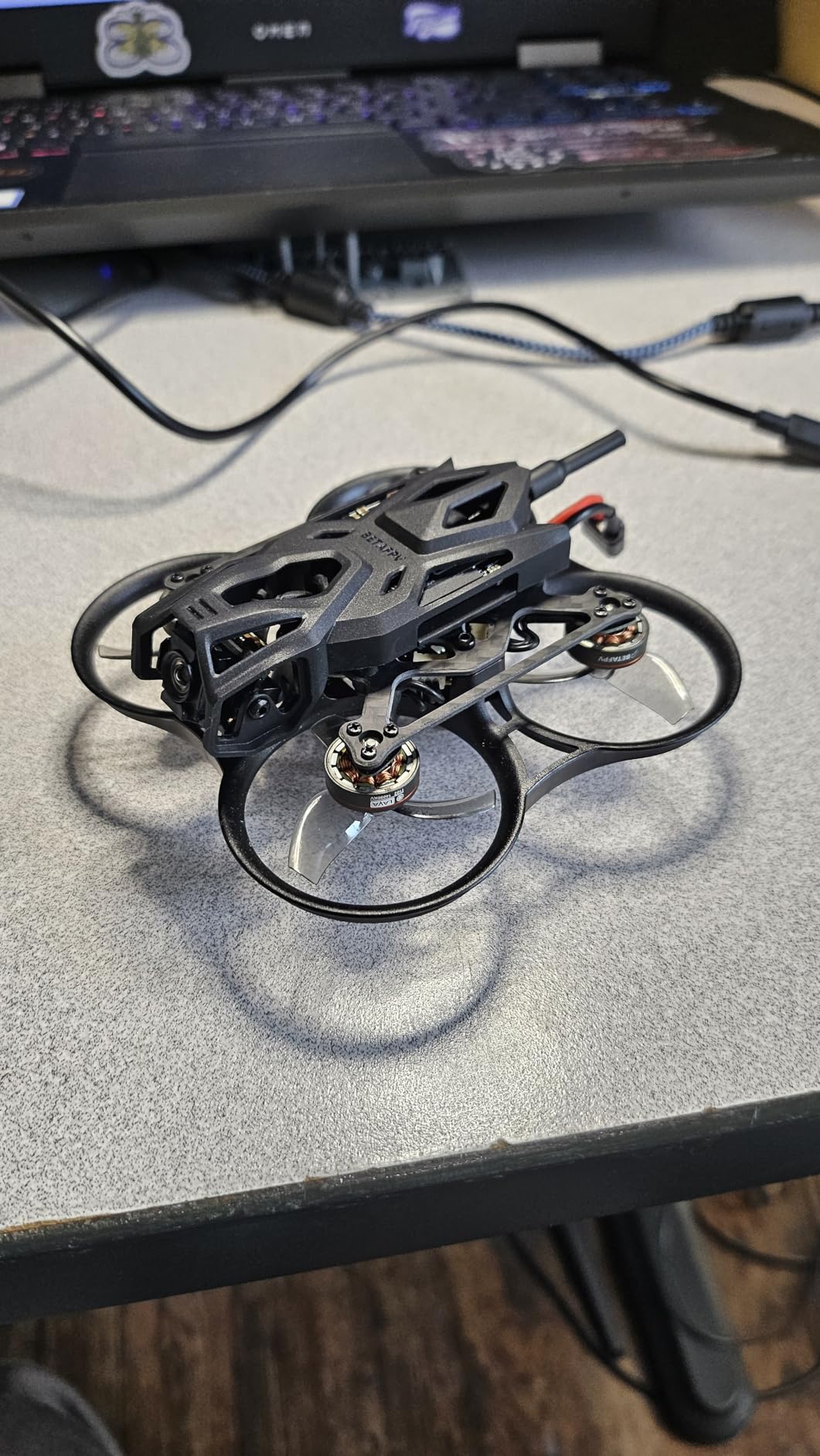 BETAFPV Pavo Femto Brushless Whoop Quadcopter, 2S Pocket Drone with HD VTX Bracket for DJI O4 Air Unit, F4 2-3S 20A FC, LAVA 1102|14000KV Motor, for Flying Smooth Aerial Photography Freestyle Flight customer photo 1