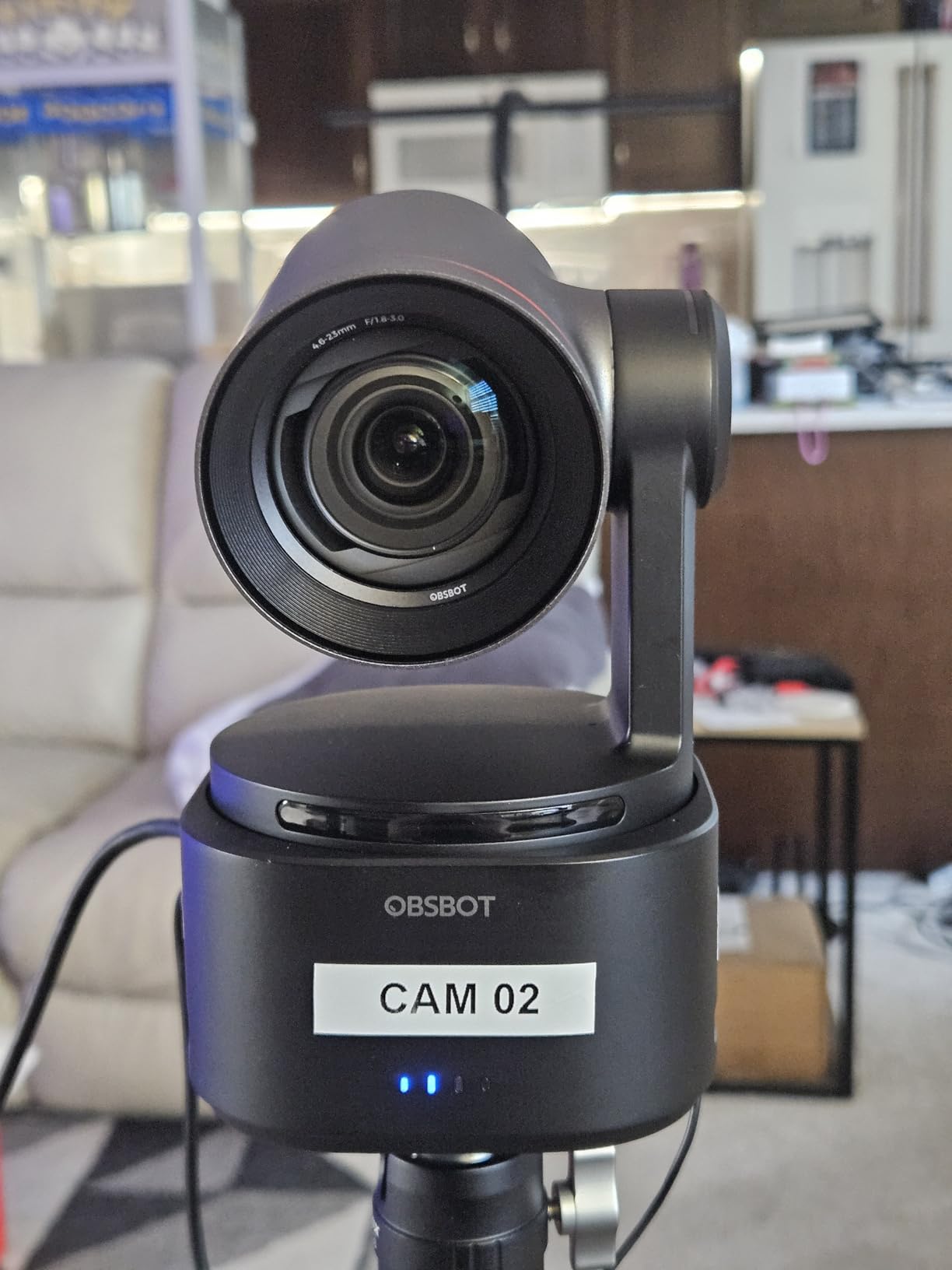 OBSBOT Tail 2 PTZR NDI Camera 4K@60FPS, Pro AI Tracking, 1/1.5