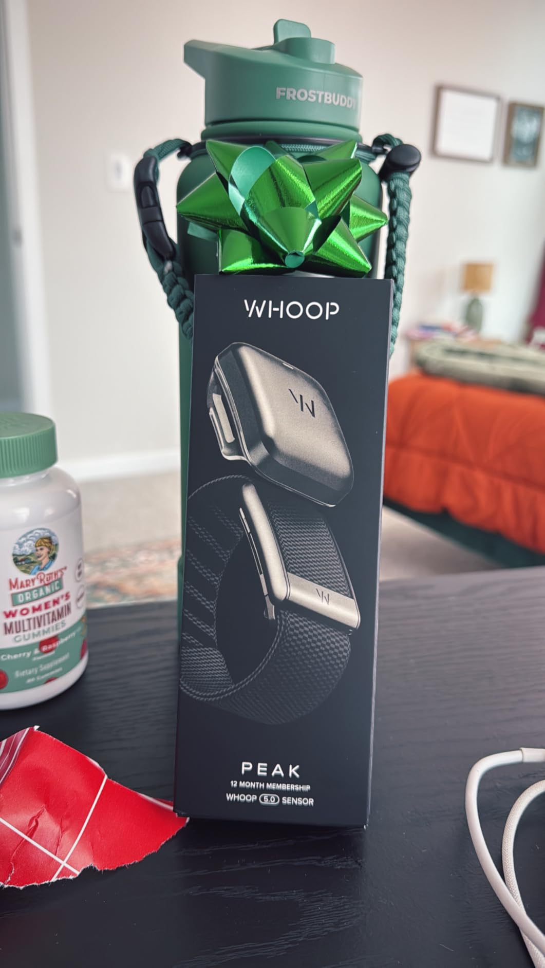 WHOOP 5.0/MG Activity Tracker - 12 Month Membership - Health and Fitness Wearable – 24/7 Activity and Sleep Tracker, Personalized Coaching, Menstrual Cycle Insights – 14+ Days Battery Life - Customer Photo 1