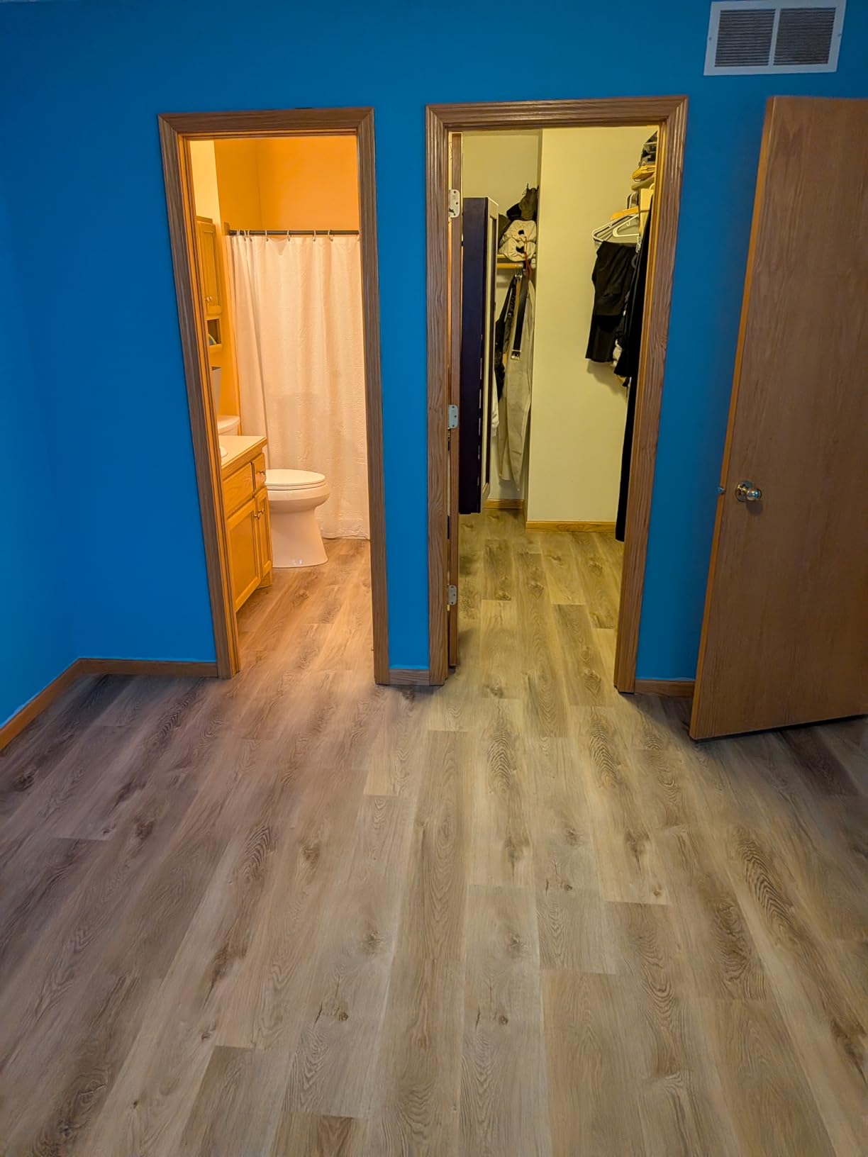 SPC Click Lock Luxury Vinyl Flooring Plank | 21.4 Sq.Ft | Thick 5 mm | Wood Floating LVP Floor Tile| 100% Waterproof |Rigid Core|Use for Indoor/Commercial/Office | (Umbrian Oak) - Customer Photo 1