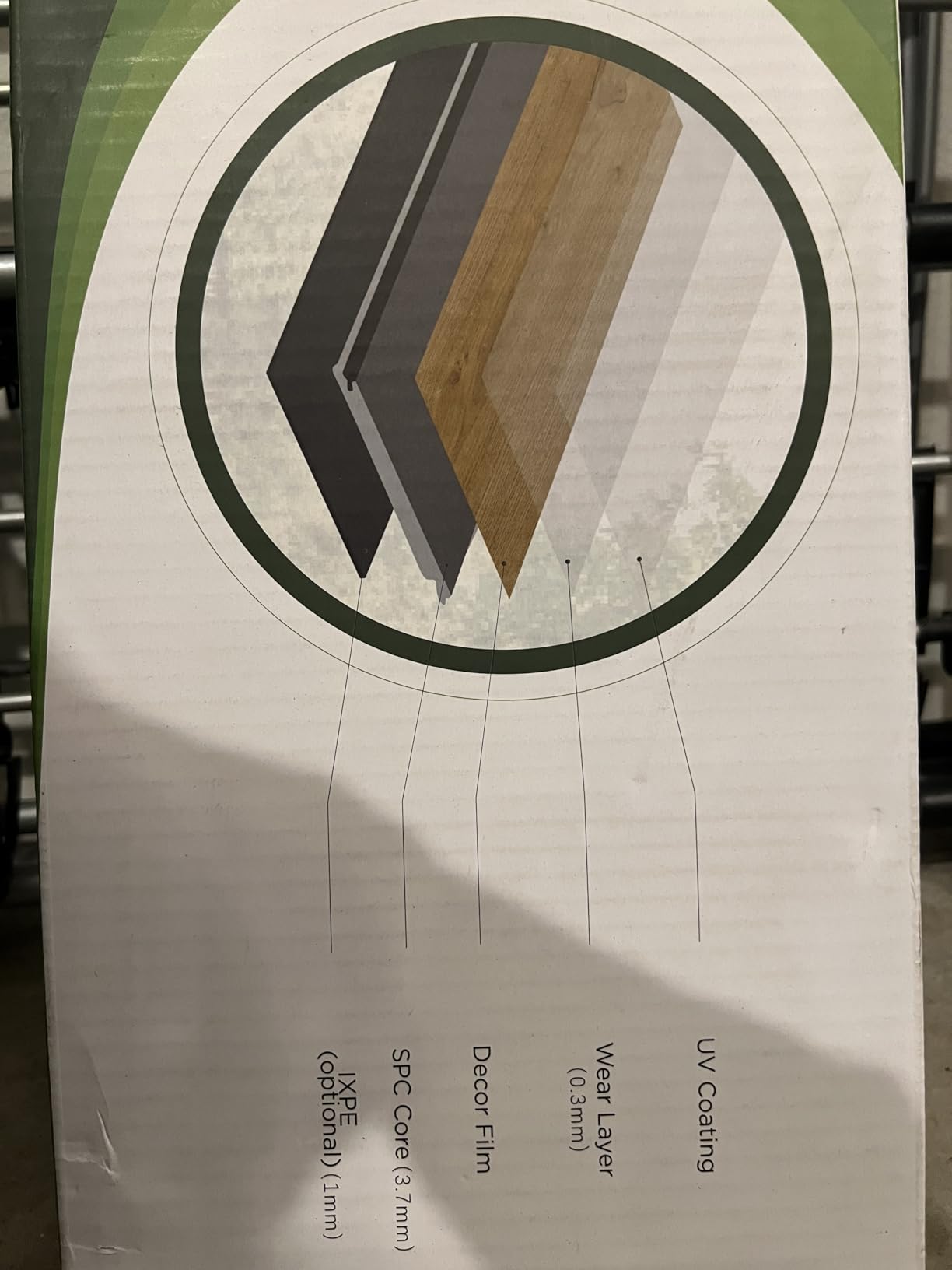 SPC Click Lock Luxury Vinyl Flooring Plank | 21.4 Sq.Ft | Thick 5 mm | Wood Floating LVP Floor Tile| 100% Waterproof |Rigid Core|Use for Indoor/Commercial/Office | (Umbrian Oak) - Customer Photo 2