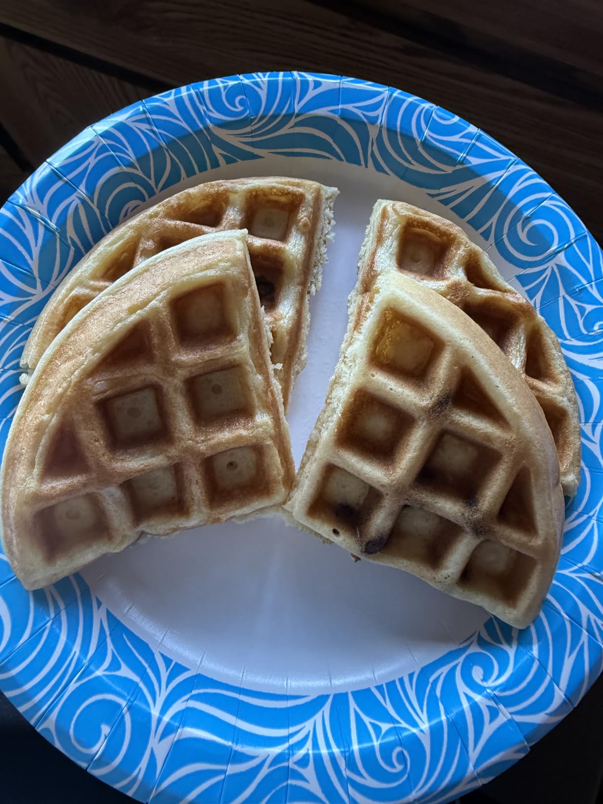 Gourmia Belgian Waffle Maker – Compact Design with Upright Storage, Adjustable Browning, and Easy-Clean Nonstick Ceramic Plates, Stainless Steel - Customer Photo 1