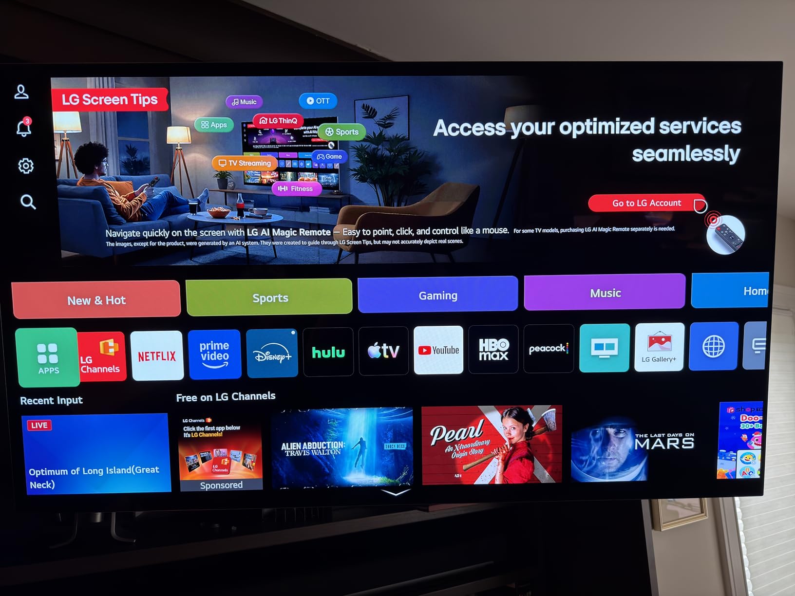LG 42-Inch Class OLED evo AI 4K C5 Series Smart TV w/Dolby Atmos, Dolby Vision, HDR10, AI Super Upscaling 4K, Filmmaker Mode, Wow Orchestra, Alexa Built-in (OLED42C5PUA, 2025) Customer Review LG 42-Inch Class OLED evo AI 4K C5 Series Smart TV w/Dolby Atmos, Dolby Vision, HDR10, AI Super Upscaling 4K, Filmmaker Mode, Wow Orchestra, Alexa Built-in (OLED42C5PUA, 2025) - Customer Photo 3