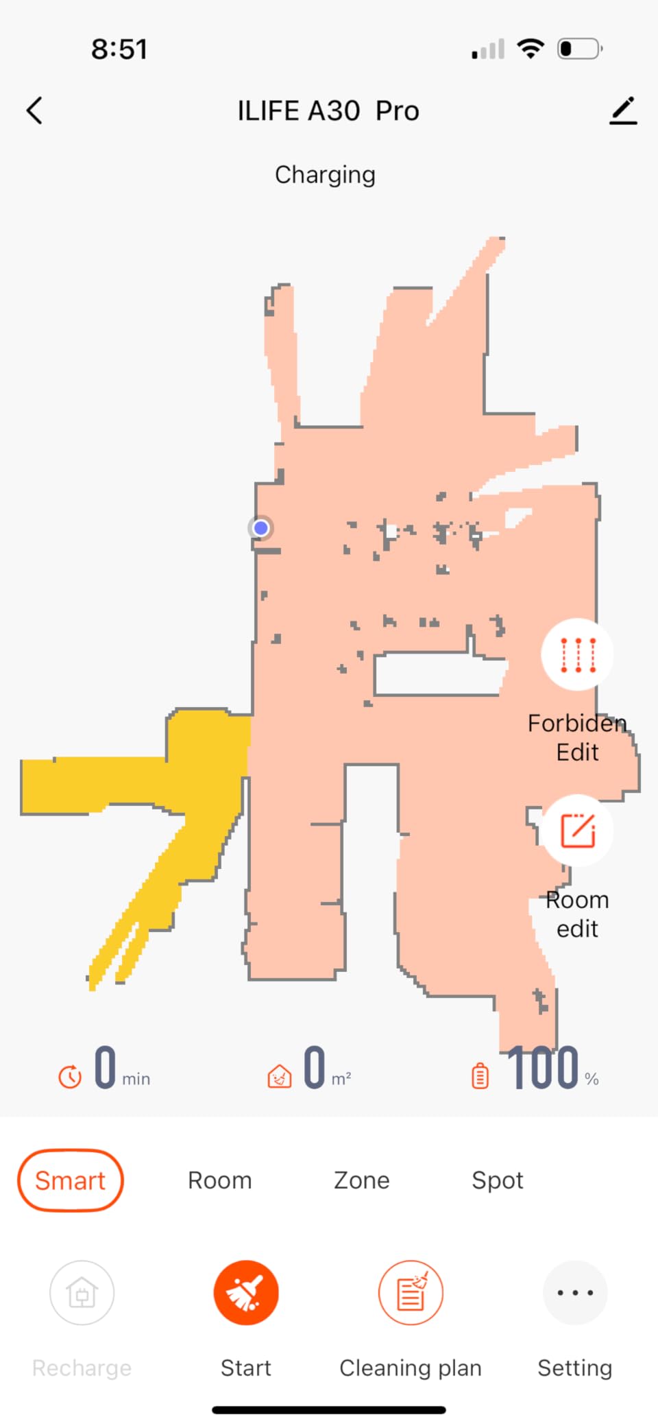 ILIFE A30 Pro Robot Vacuum and Mop, Self Emptying Station for 60 Days, 5000Pa Suction, LiDAR Navigation, No-Go Zones, 2.4G WiFi/App/Alexa/Remote Control, Clean Hard Floors to Medium-Pile Carpet, 110V - Customer Photo 1