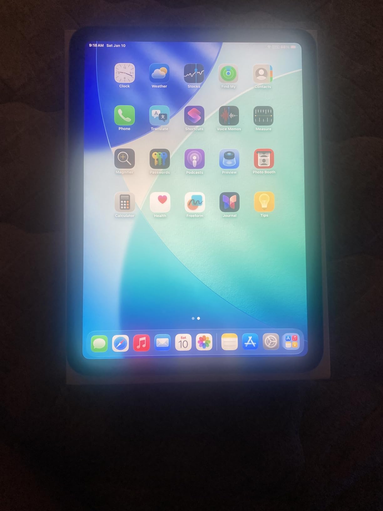 iPad 11-inch: A16 chip, 11-inch Model, Liquid Retina Display, 128GB, Wi-Fi 6, 12MP Front/12MP Back Camera, Touch ID, All-Day Battery Life - Blue customer photo 1
