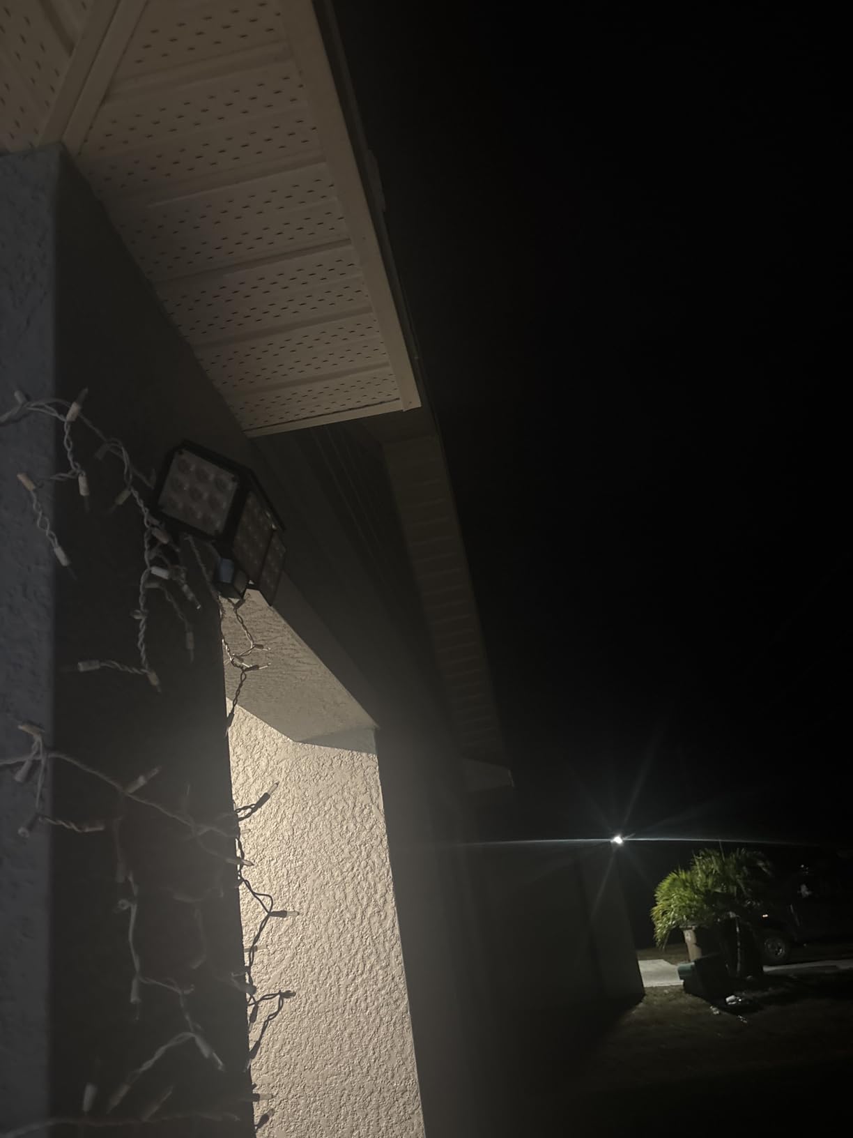 WdtPro Solar Lights Outdoor Flood Light, 3500LM Bright Motion Sensor Outdoor Lights, 3 Heads & Upgrade Glass Panel, LED Solar Powered Security Light Spotlights Waterproof for Outside Yard-2Pack - Customer Photo 1